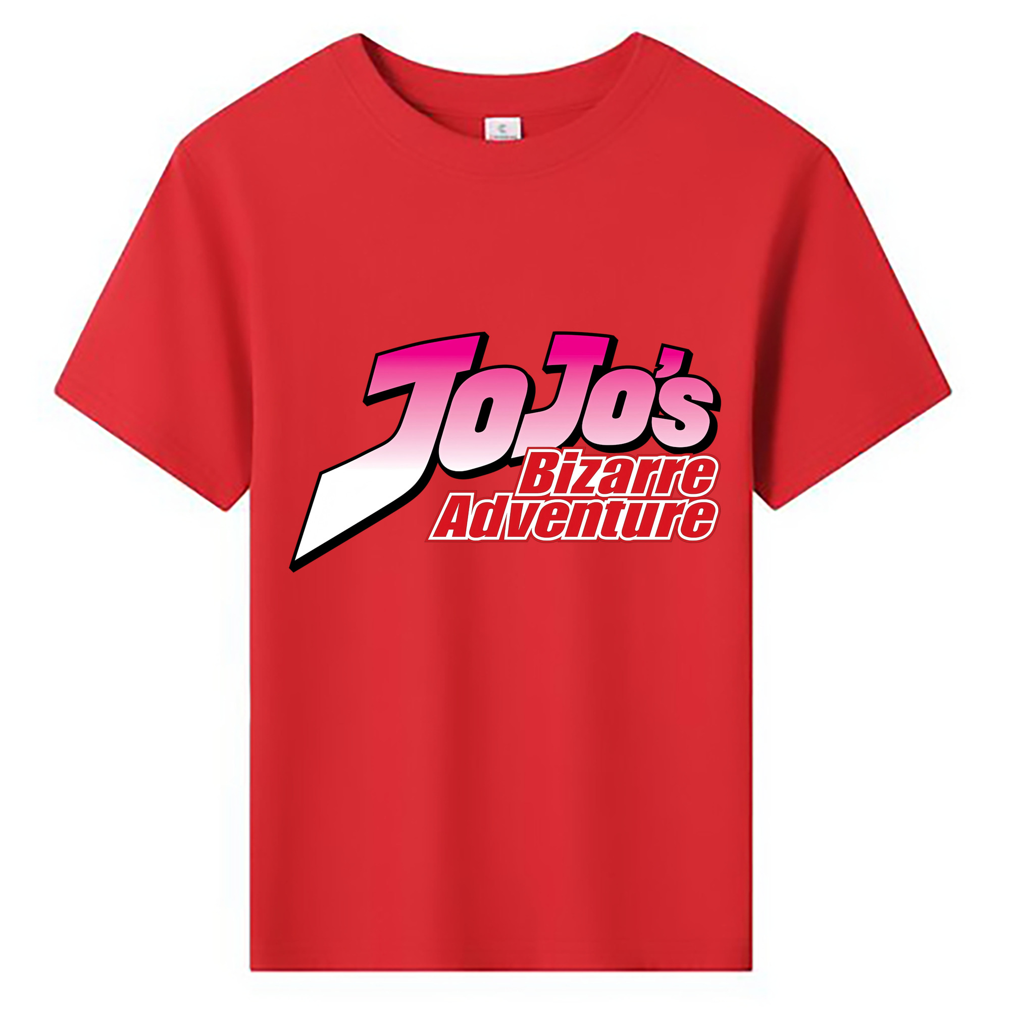 （画像用） ジョジョの奇妙な冒険 JoJo's Bizarre Adventure 綿100％キッズTシャツ（フロントプリント）