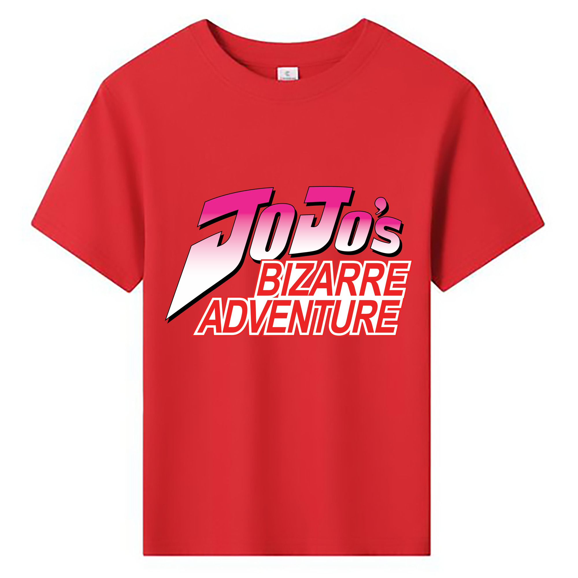 （画像用） ジョジョの奇妙な冒険 JoJo's Bizarre Adventure 綿100％キッズTシャツ（フロントプリント）