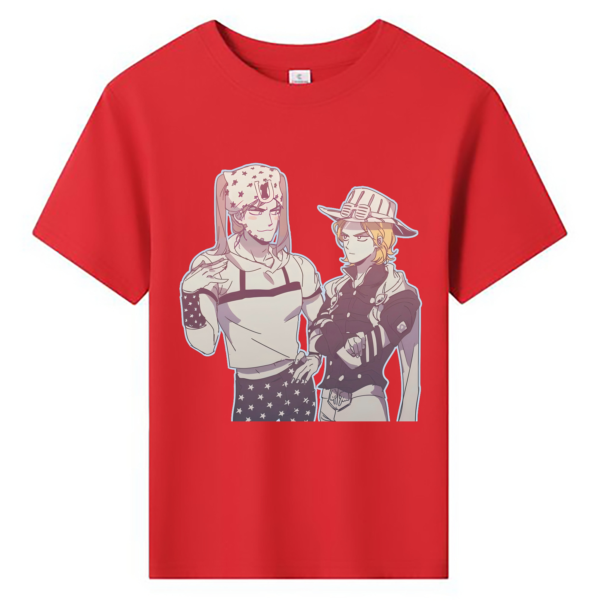 （画像用） ジョジョの奇妙な冒険 JoJo's Bizarre Adventure 綿100％キッズTシャツ（フロントプリント）
