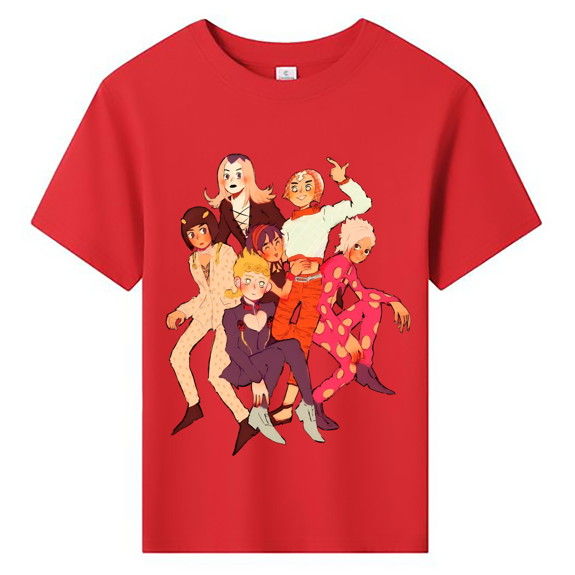 （画像用） ジョジョの奇妙な冒険 JoJo's Bizarre Adventure 綿100％キッズTシャツ（フロントプリント）