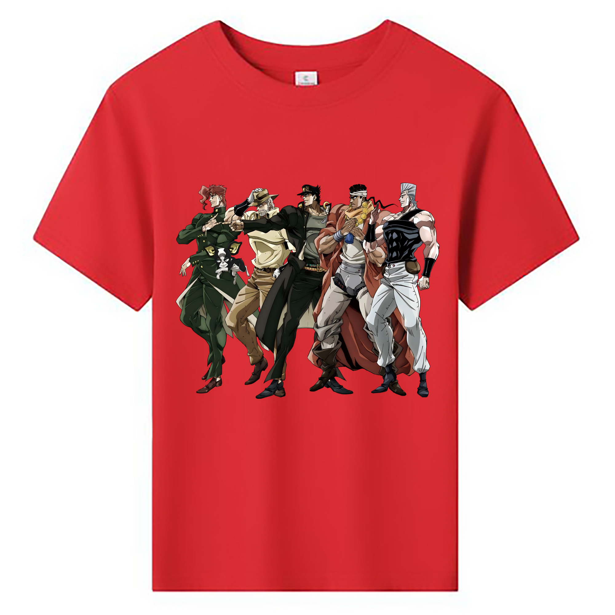 （画像用） ジョジョの奇妙な冒険 JoJo's Bizarre Adventure 綿100％キッズTシャツ（フロントプリント）