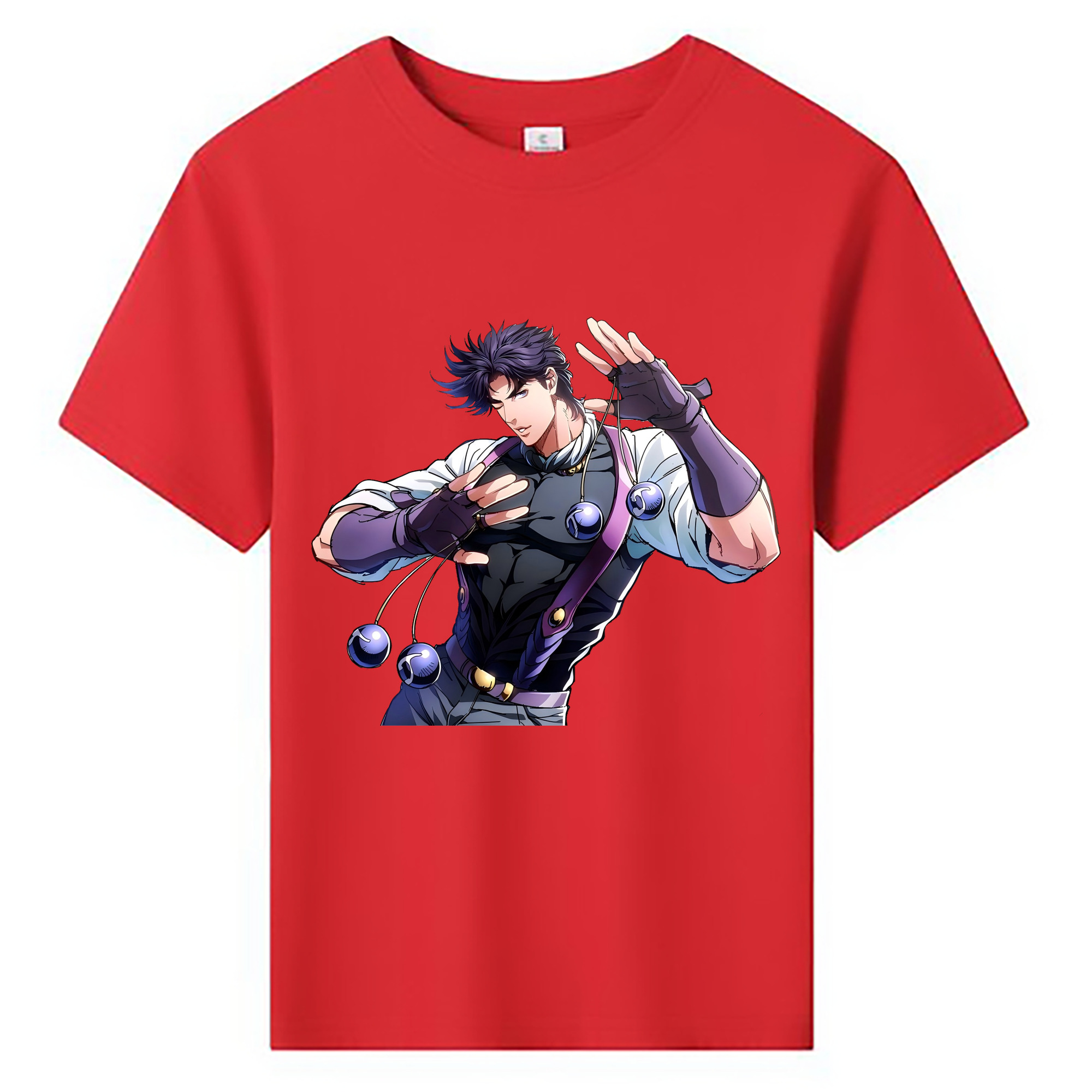 （画像用） ジョジョの奇妙な冒険 JoJo's Bizarre Adventure 綿100％キッズTシャツ（フロントプリント）