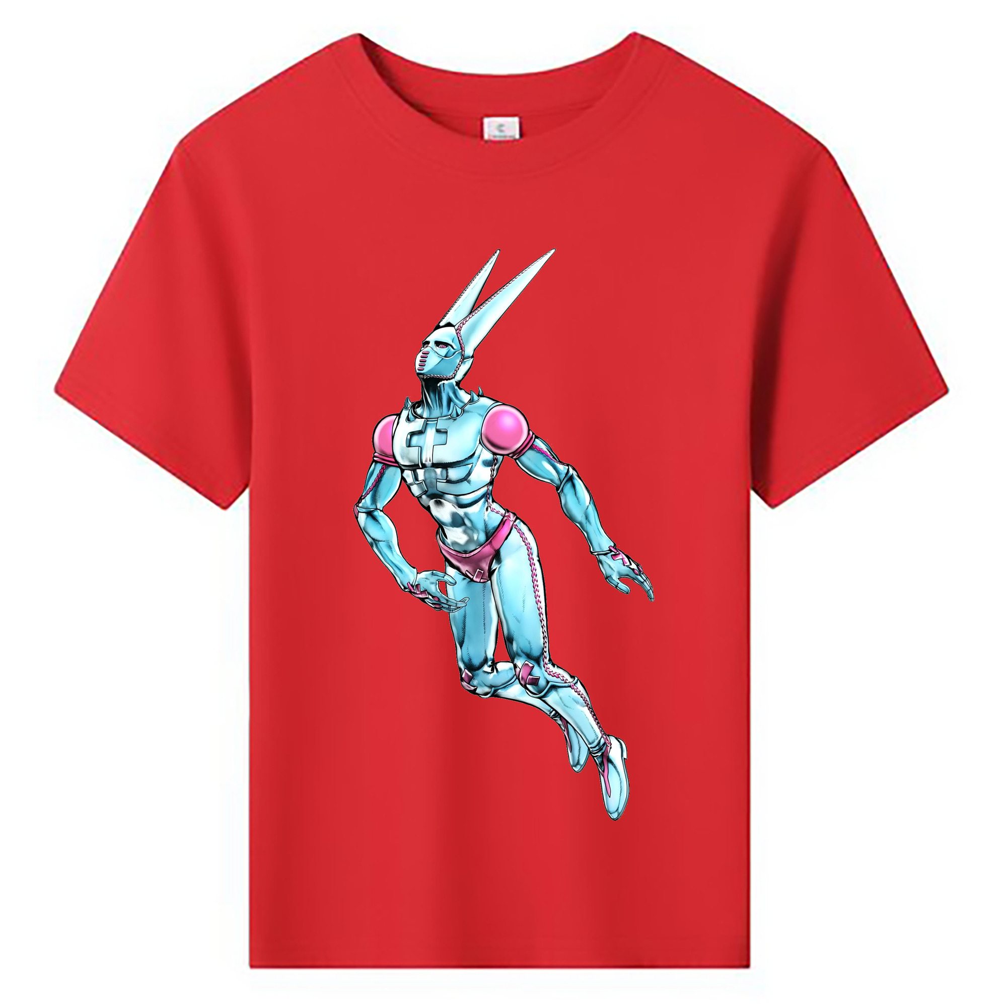 （画像用） ジョジョの奇妙な冒険 JoJo's Bizarre Adventure 綿100％キッズTシャツ（フロントプリント）