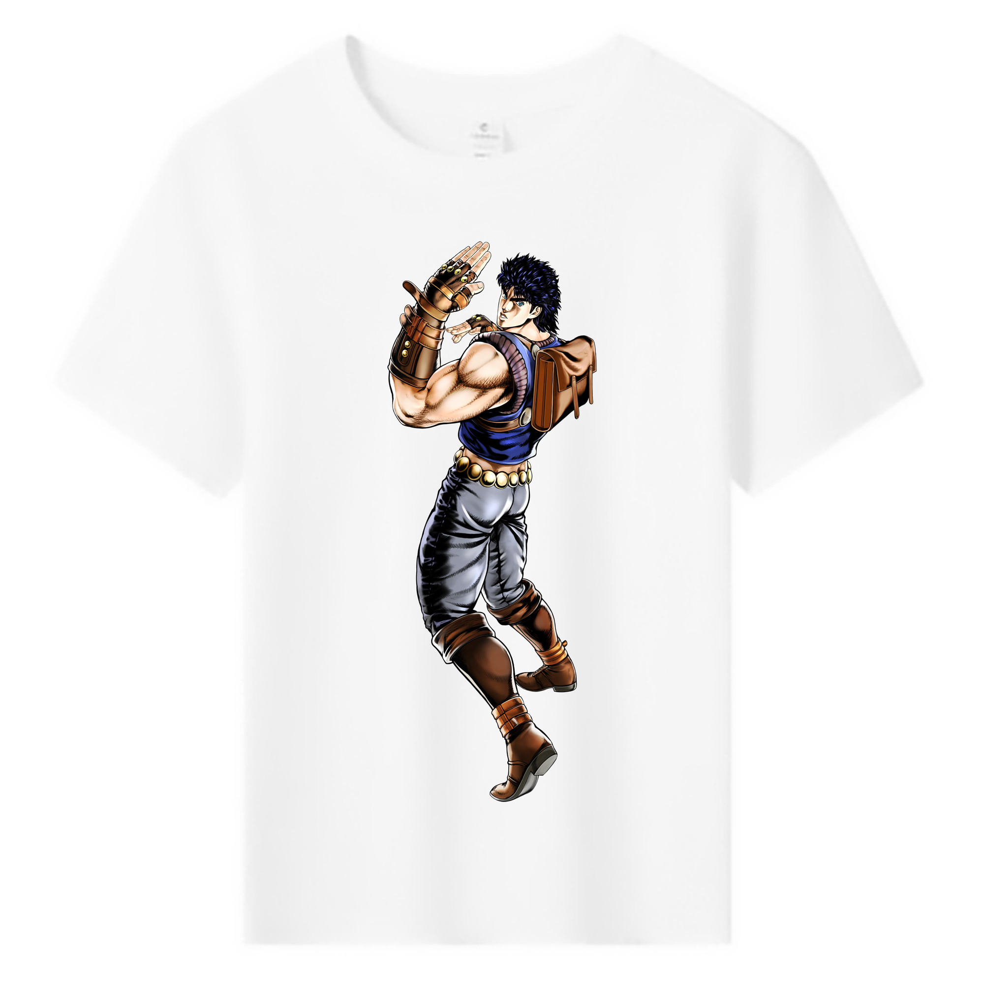 （画像用） ジョジョの奇妙な冒険 /ジョナサン?ジョースター JoJo's Bizarre Adventure Jonathan Joestar 綿100％キッズTシャツ（フロントプリント）