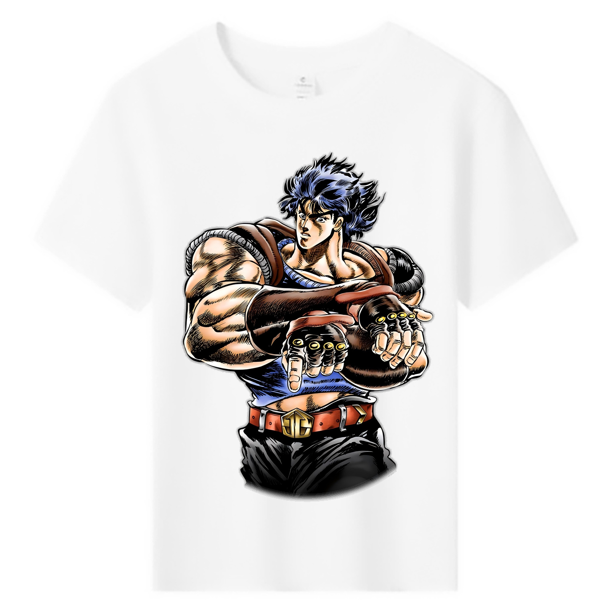 （画像用） ジョジョの奇妙な冒険 /ジョナサン?ジョースター JoJo's Bizarre Adventure Jonathan Joestar 綿100％キッズTシャツ（フロントプリント）