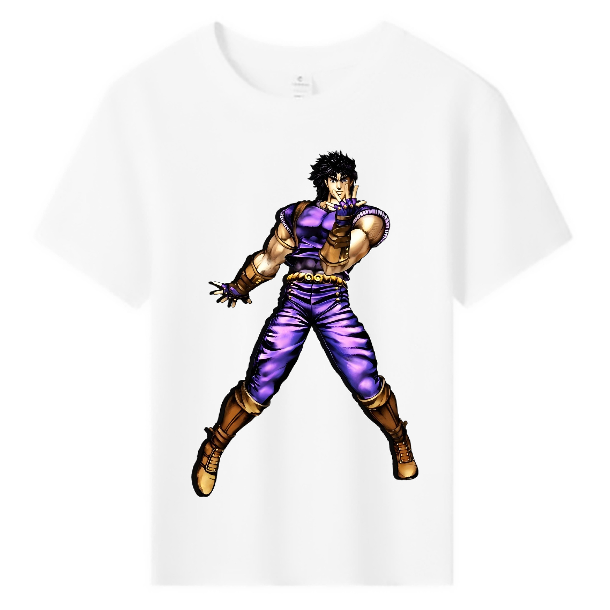（画像用） ジョジョの奇妙な冒険 /ジョナサン?ジョースター JoJo's Bizarre Adventure Jonathan Joestar 綿100％キッズTシャツ（フロントプリント）