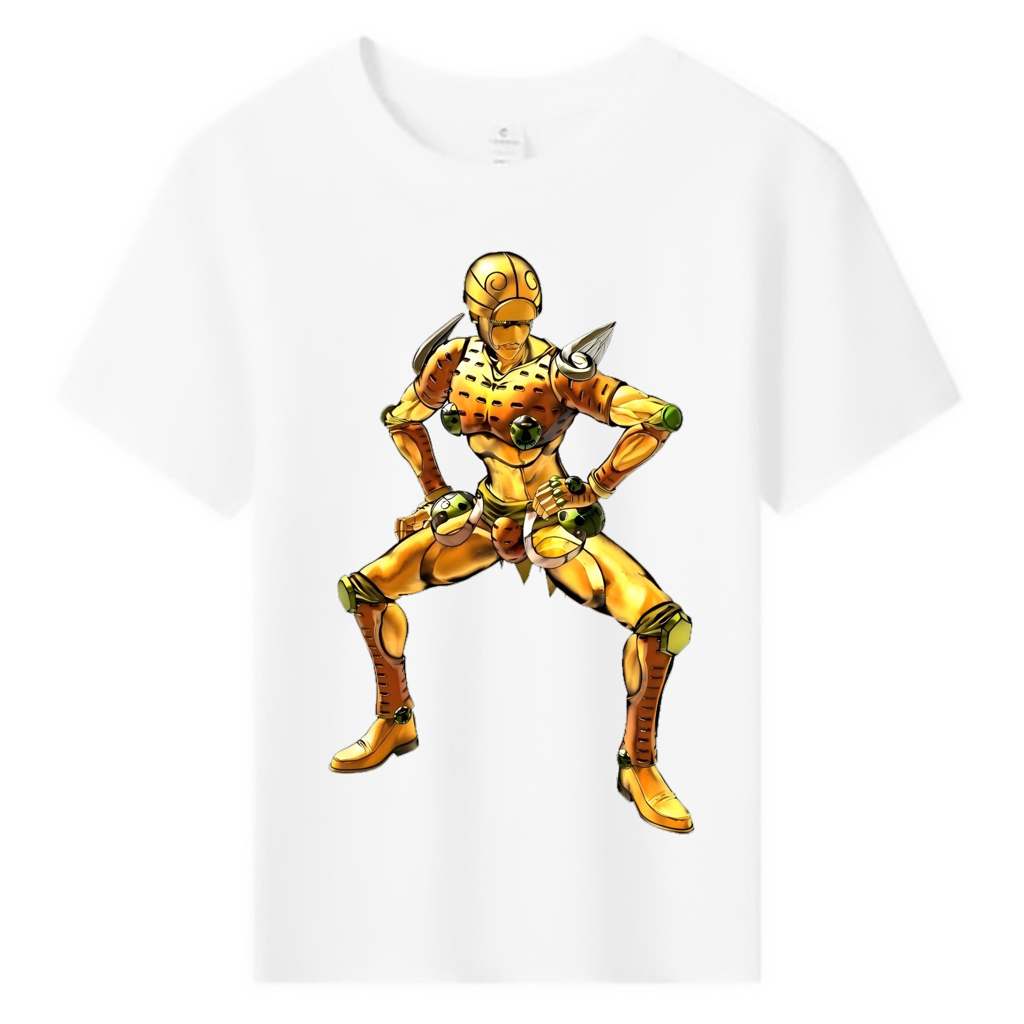 （画像用） ジョジョの奇妙な冒険 ジョルノ?ジョバァーナ JoJo's Bizarre Adventure Giorno Giovanna 綿100％キッズTシャツ（フロントプリント）