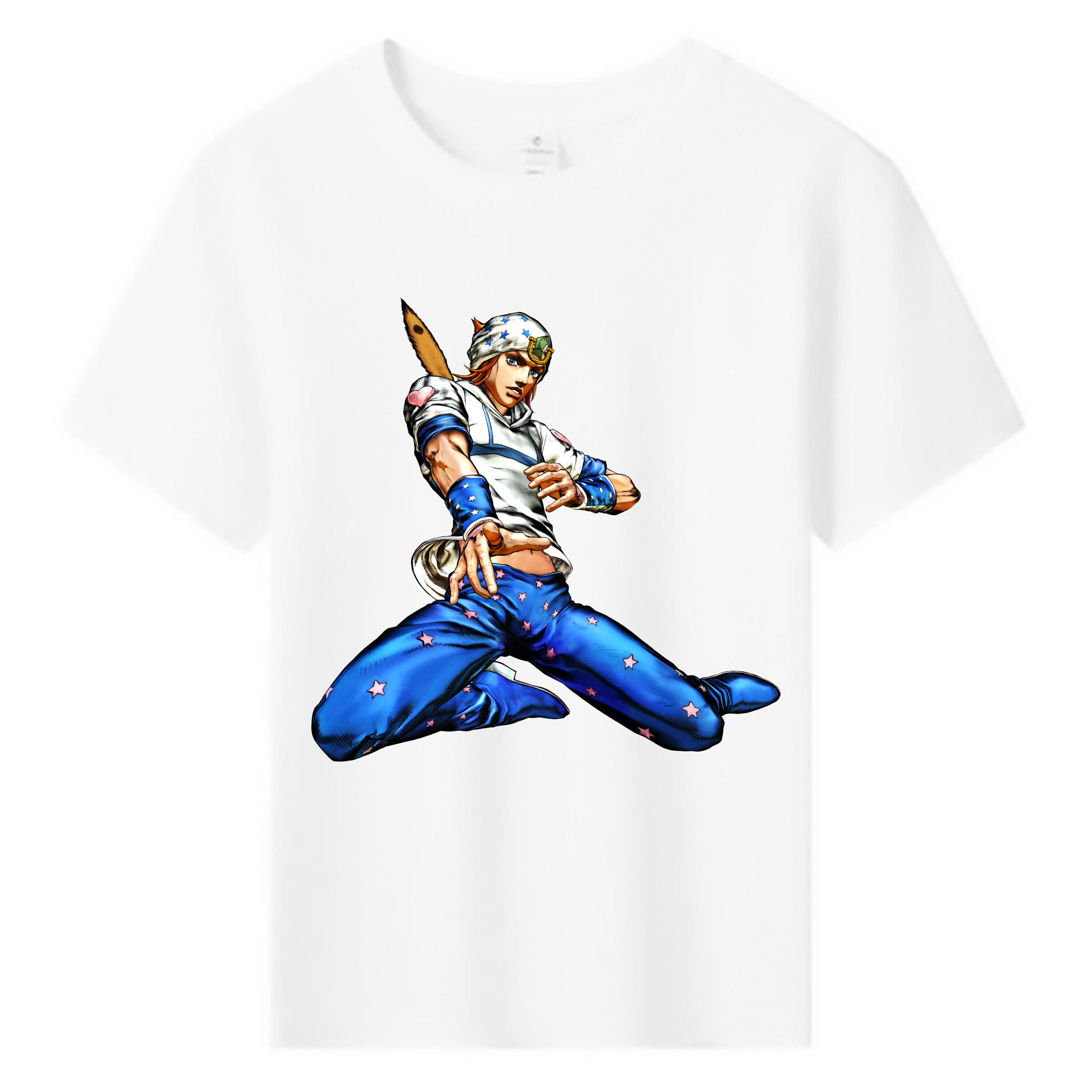 （画像用） ジョジョの奇妙な冒険 ジョナサン?ジョースター JoJo's Bizarre Adventure Jonathan Joestar 綿100％キッズTシャツ（フロントプリント）