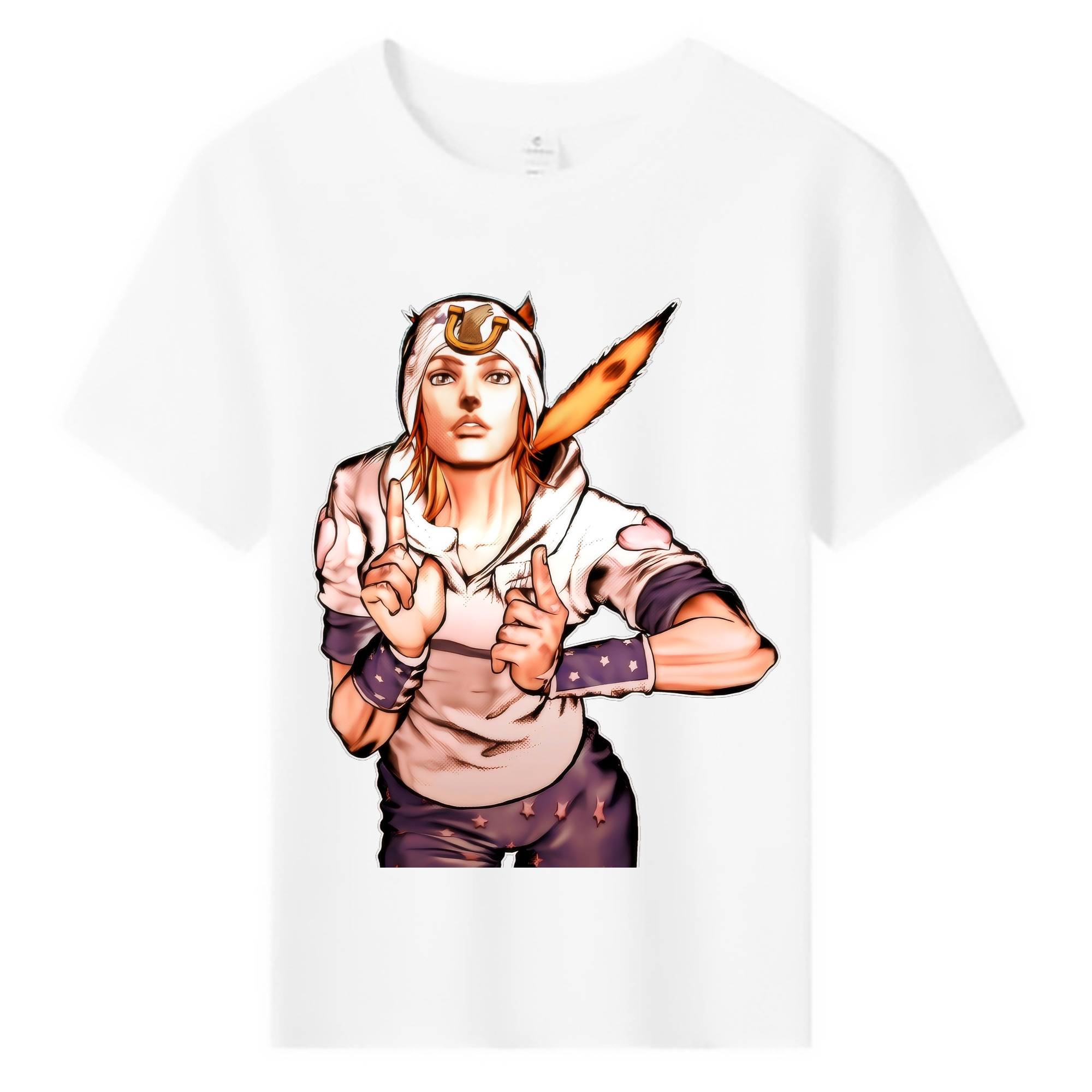 （画像用） ジョジョの奇妙な冒険 ジョナサン?ジョースター JoJo's Bizarre Adventure Jonathan Joestar 綿100％キッズTシャツ（フロントプリント）
