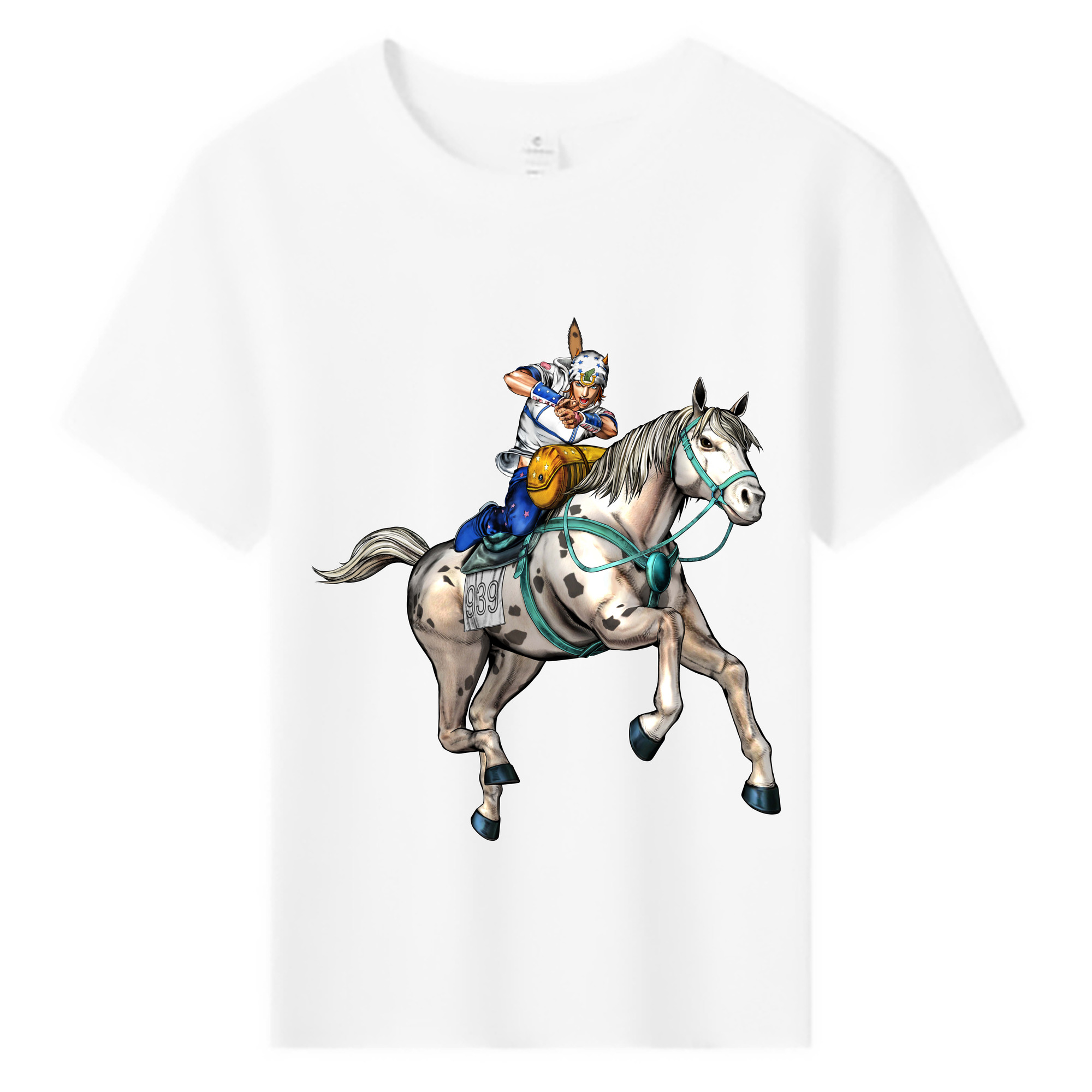 （画像用） ジョジョの奇妙な冒険 ジョナサン?ジョースター JoJo's Bizarre Adventure Jonathan Joestar 綿100％キッズTシャツ（フロントプリント）