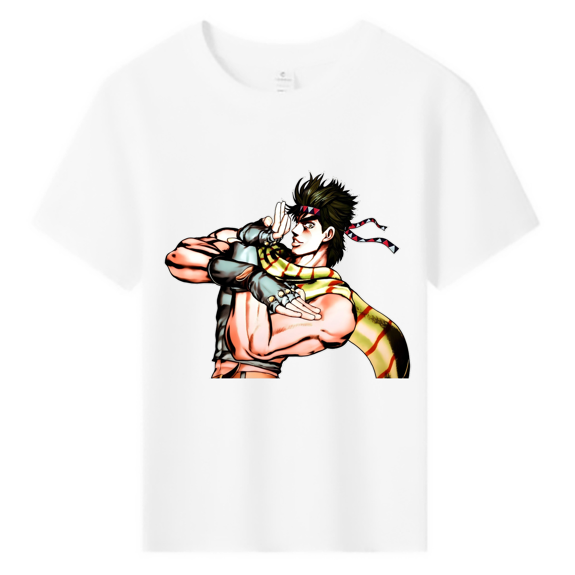 （画像用） ジョジョの奇妙な冒険 ジョセフ?ジョースター JoJo's Bizarre Adventure Joseph Joestar 綿100％キッズTシャツ（フロントプリント）