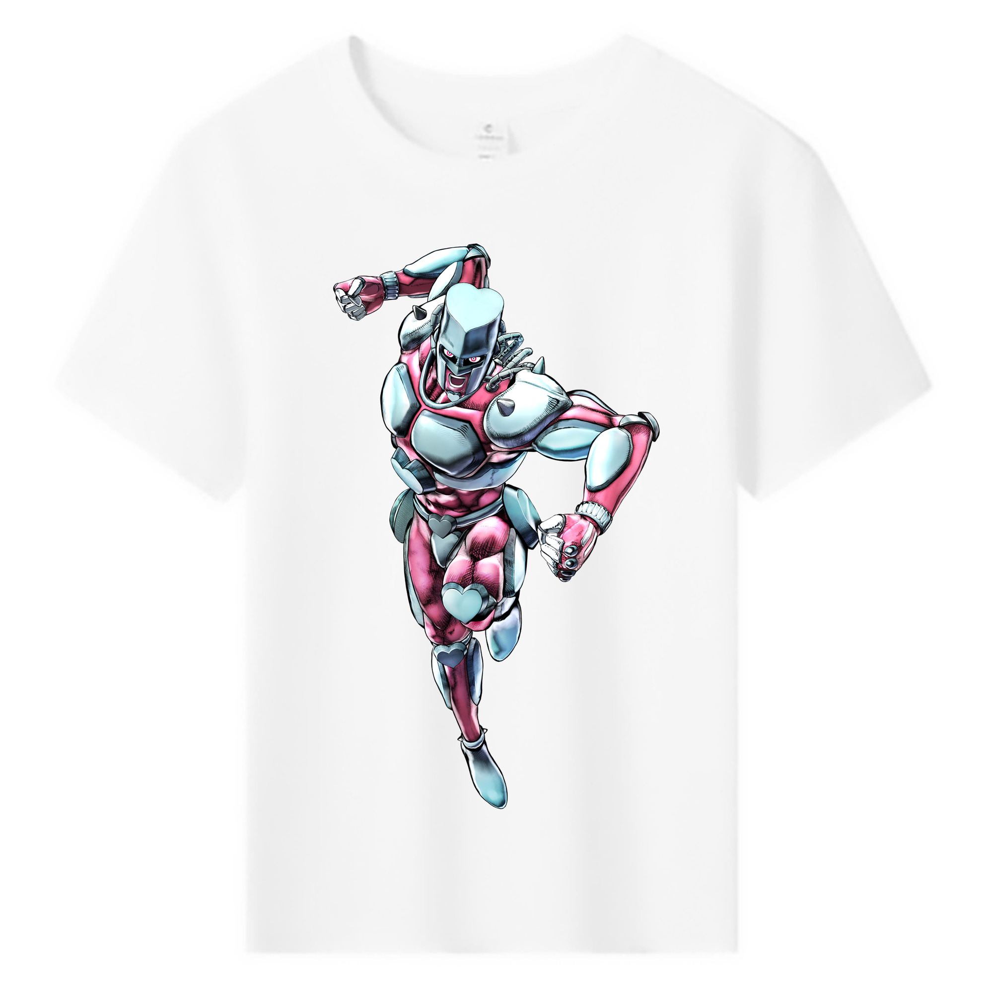 （画像用） ジョジョの奇妙な冒険 ひがしかた じょうすけ JoJo's Bizarre Adventure Higashikata Josuke 綿100％キッズTシャツ（フロントプリント）