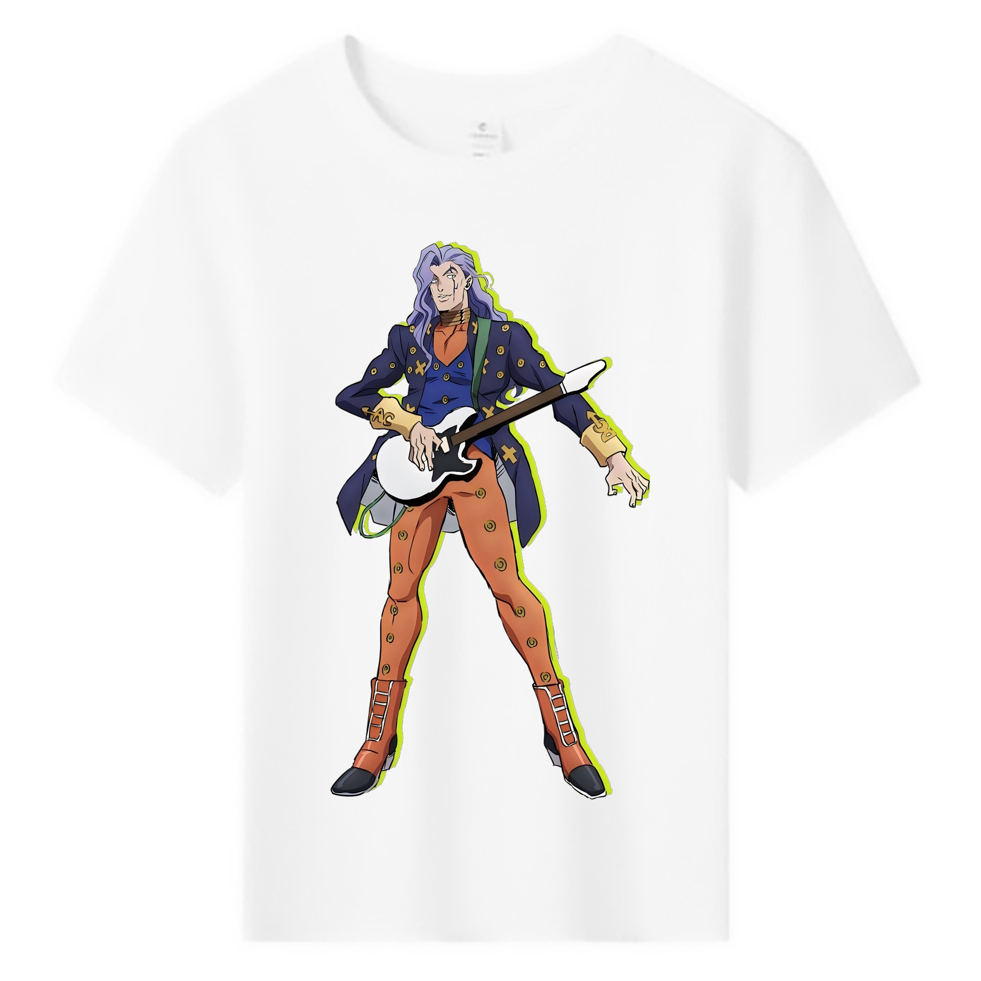 （画像用） ジョジョの奇妙な冒険 おといし あきら JoJo's Bizarre Adventure Akira Otoishi 綿100％キッズTシャツ（フロントプリント）