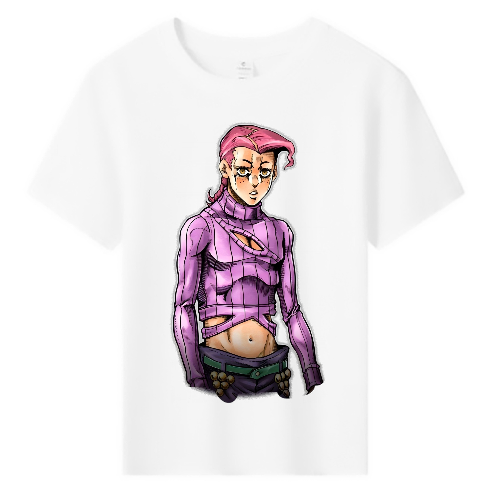 （画像用） ジョジョの奇妙な冒険 ビネガー?ドッピオ JoJo's Bizarre Adventure Vinegar Doppio 綿100％キッズTシャツ（フロントプリント）