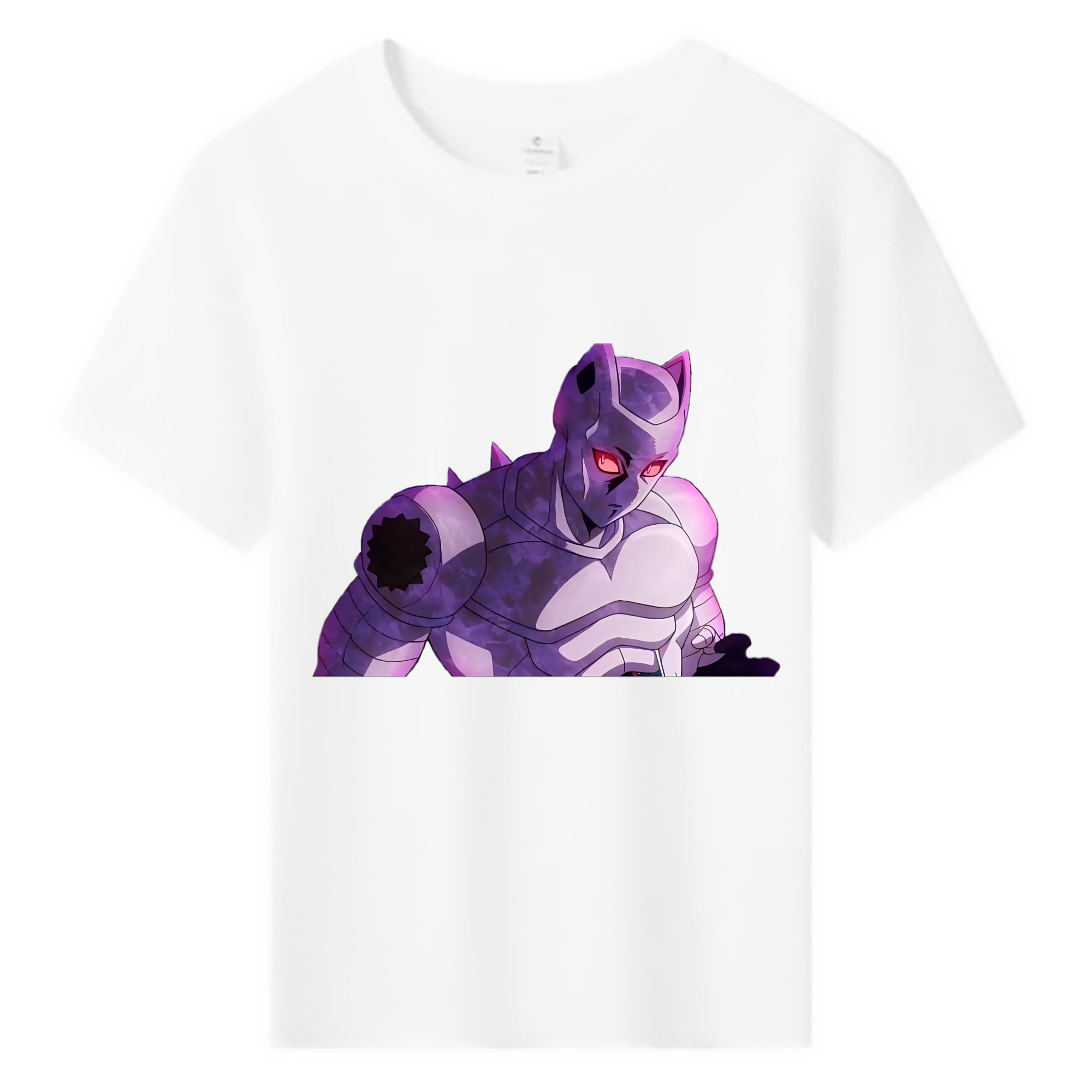 （画像用） ジョジョの奇妙な冒険 きら よしかげ JoJo's Bizarre Adventure Kira Yoshikage 綿100％キッズTシャツ（フロントプリント）