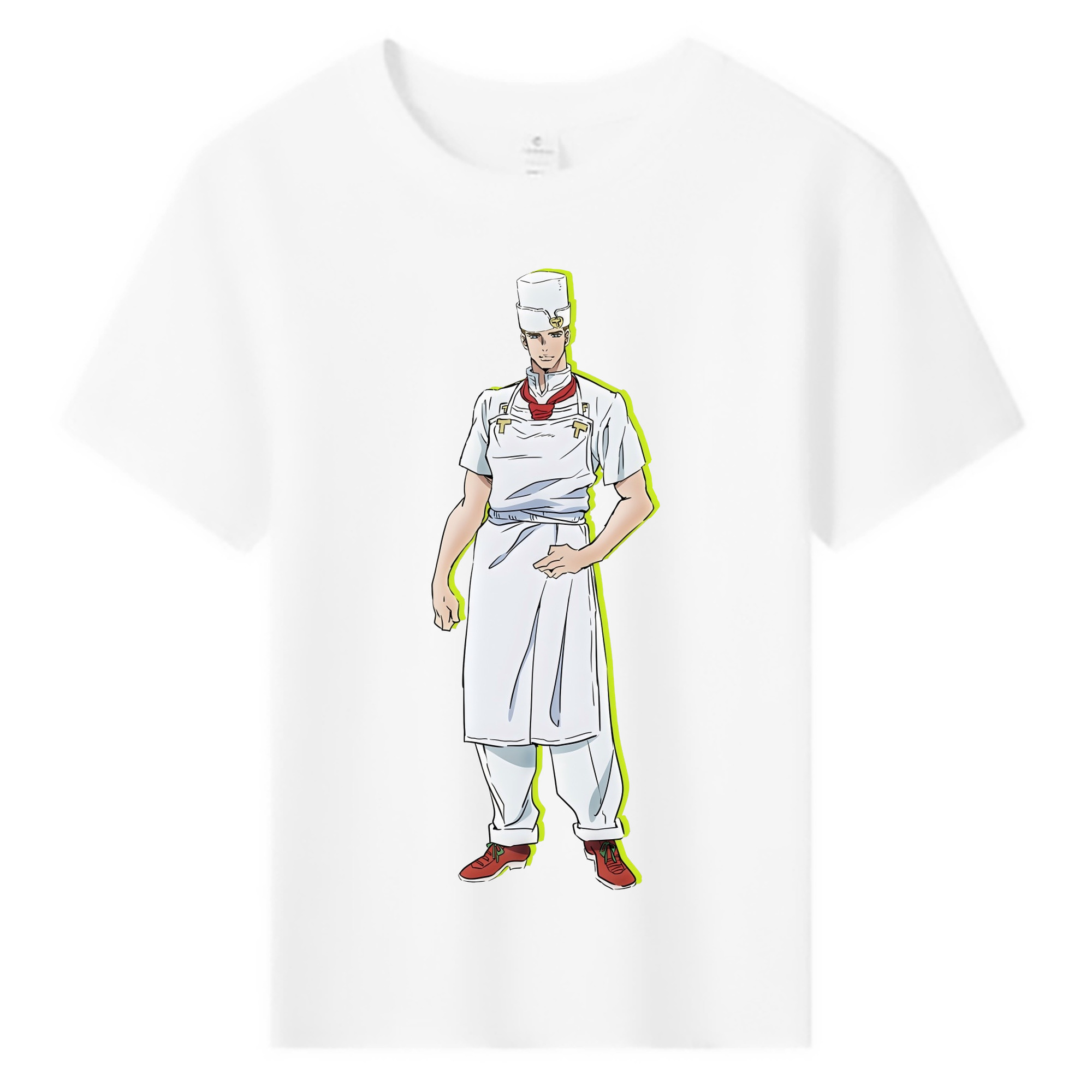 （画像用） ジョジョの奇妙な冒険 Tonio Trussardi JoJo's Bizarre Adventure トニオ?トラッサルディ 綿100％キッズTシャツ（フロントプリント）