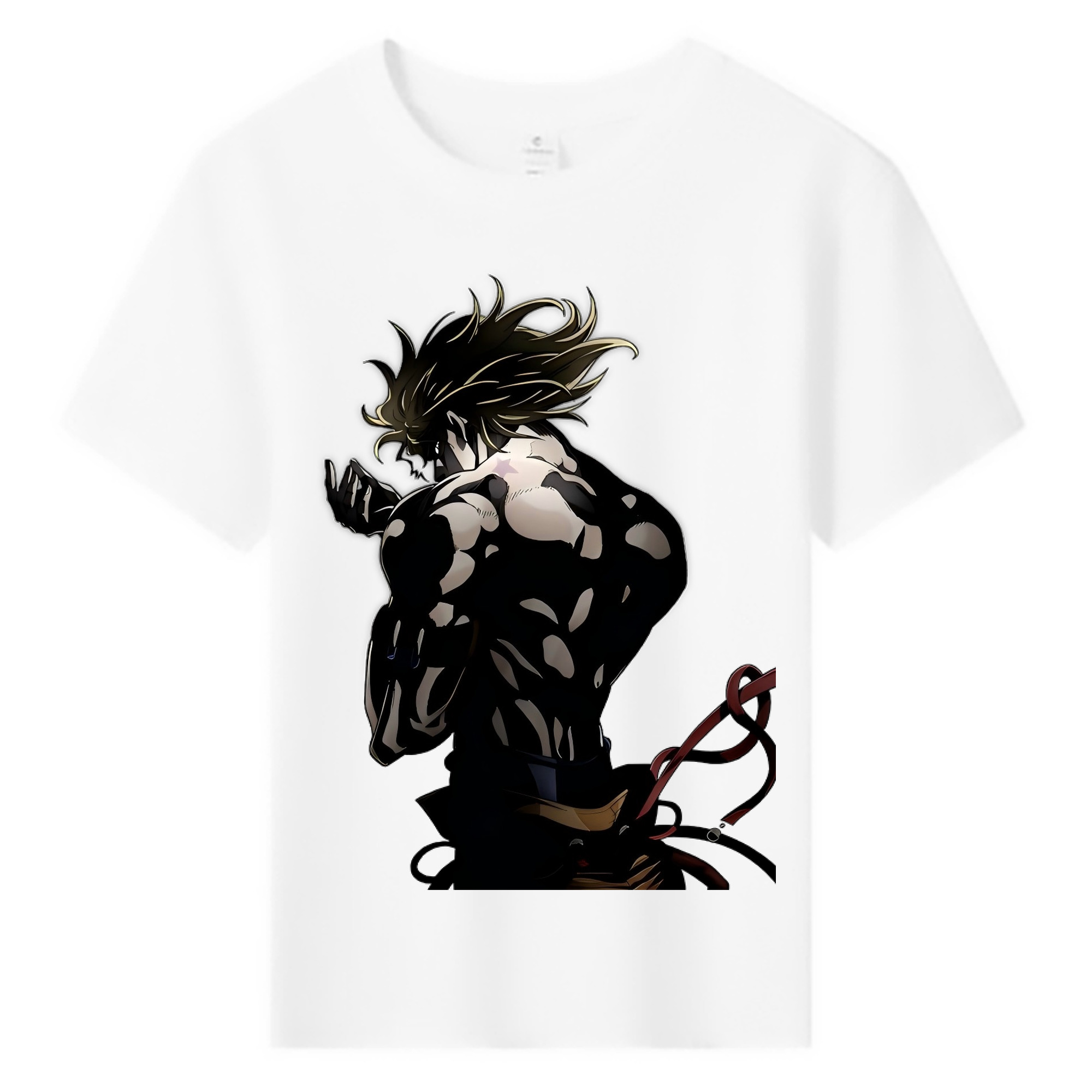 （画像用） ジョジョの奇妙な冒険 ディオ?ブランドー JoJo's Bizarre Adventure Dio Brando 綿100％キッズTシャツ（フロントプリント）