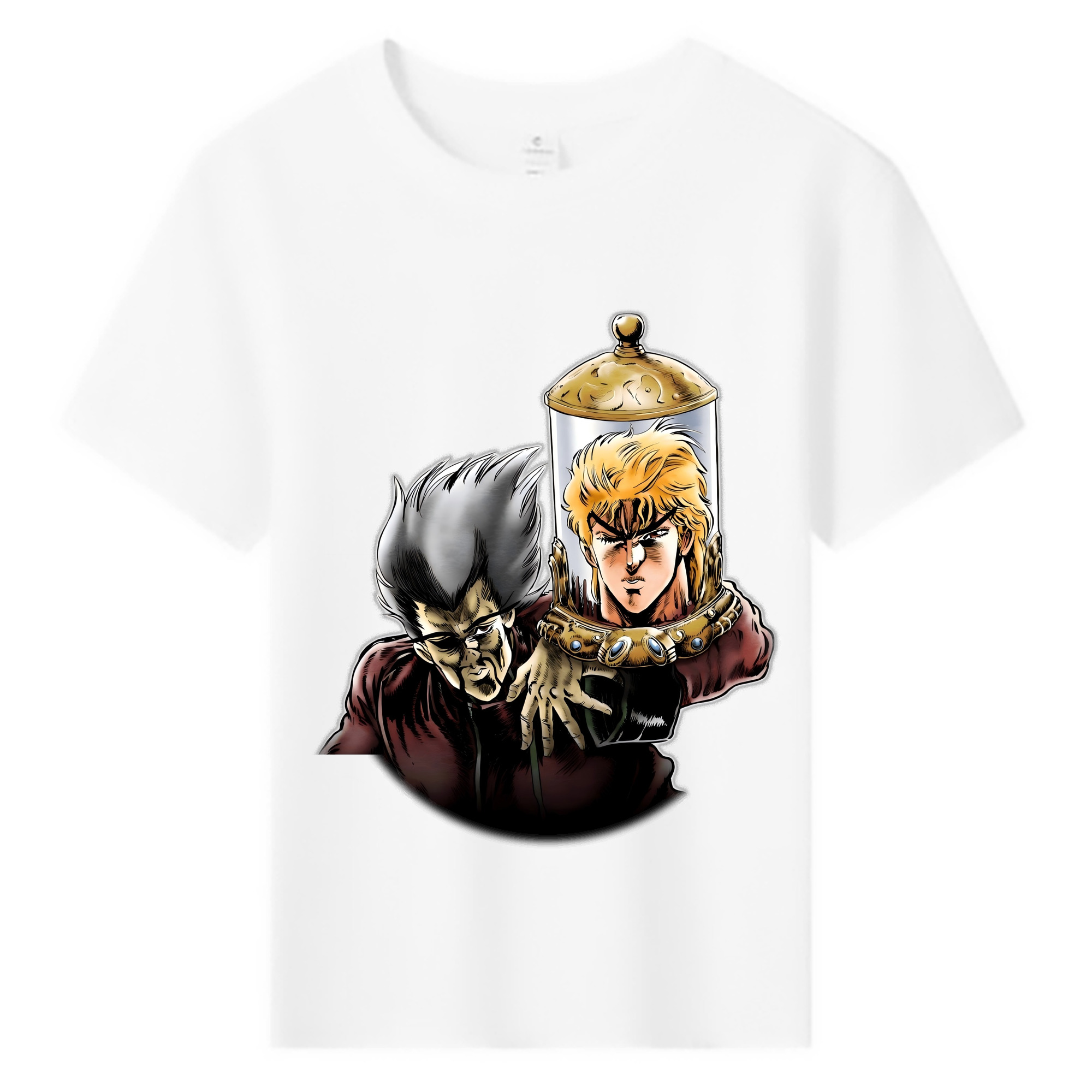 （画像用） ジョジョの奇妙な冒険 ディオ?ブランドー JoJo's Bizarre Adventure Dio Brando 綿100％キッズTシャツ（フロントプリント）