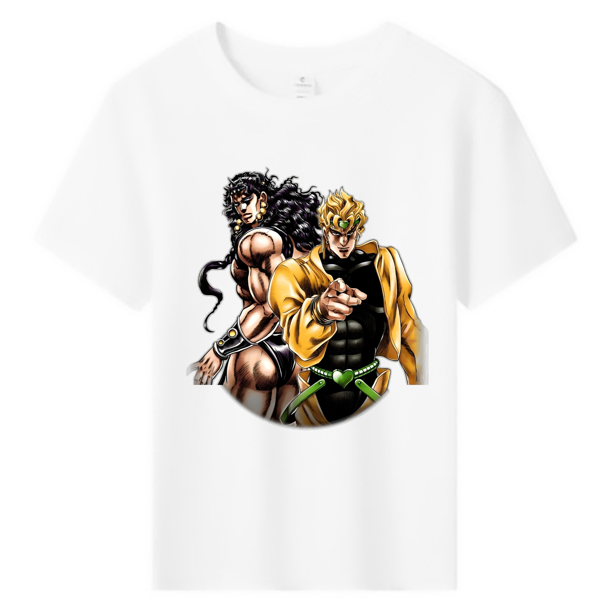 （画像用） ジョジョの奇妙な冒険 ディオ?ブランドー JoJo's Bizarre Adventure Dio Brando 綿100％キッズTシャツ（フロントプリント）