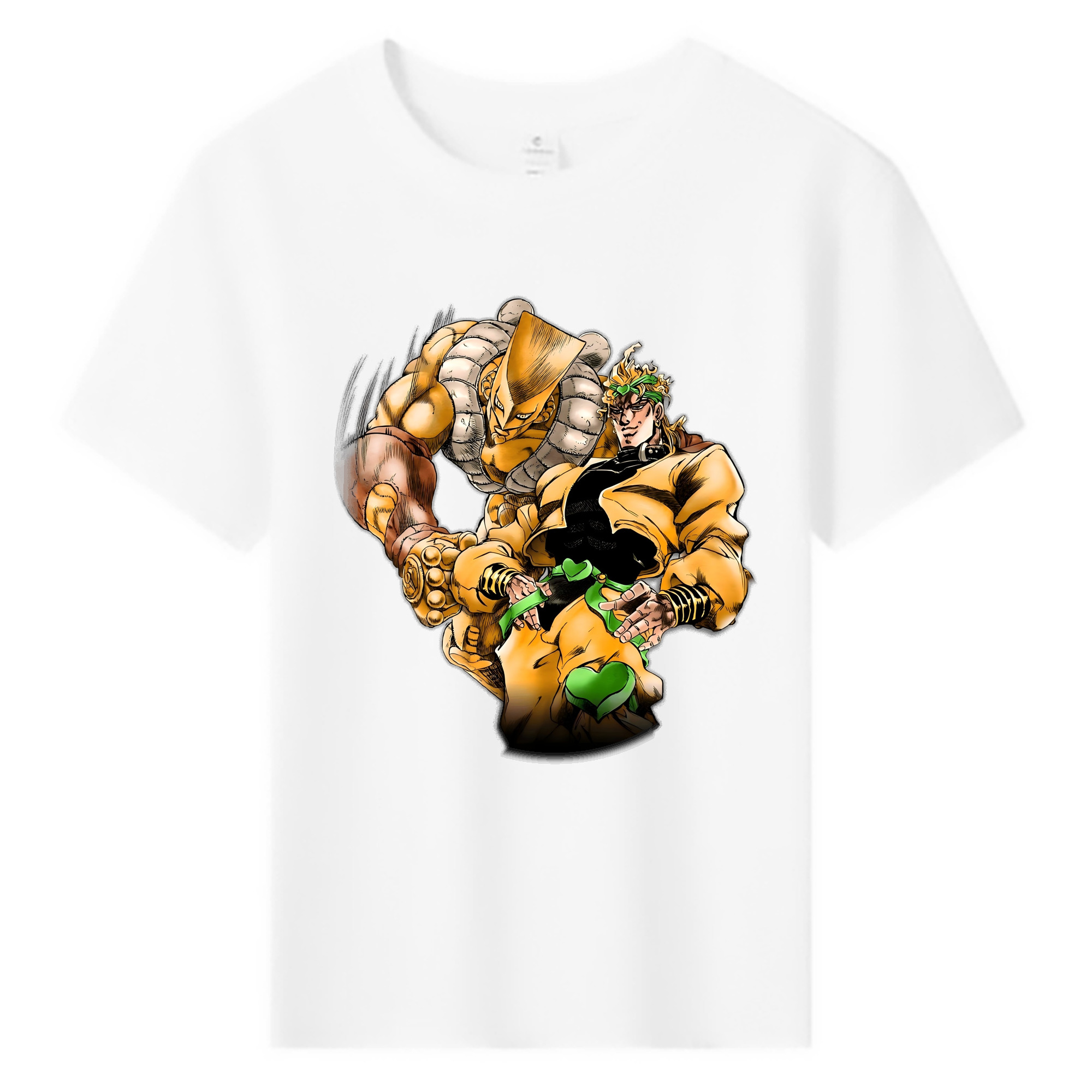 （画像用） ジョジョの奇妙な冒険 ディオ?ブランドー JoJo's Bizarre Adventure Dio Brando 綿100％キッズTシャツ（フロントプリント）