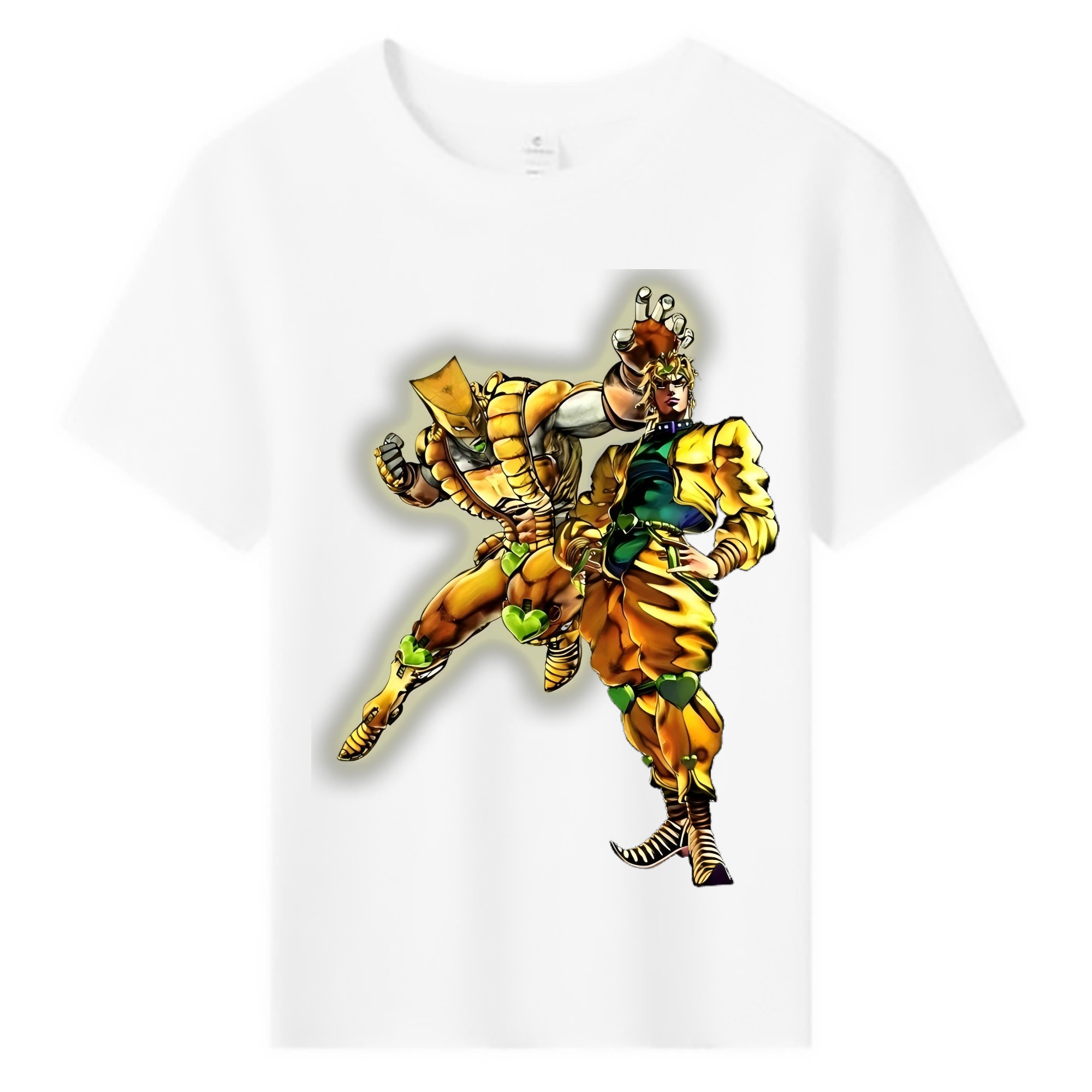 （画像用） ジョジョの奇妙な冒険 ディオ?ブランドー JoJo's Bizarre Adventure Dio Brando 綿100％キッズTシャツ（フロントプリント）