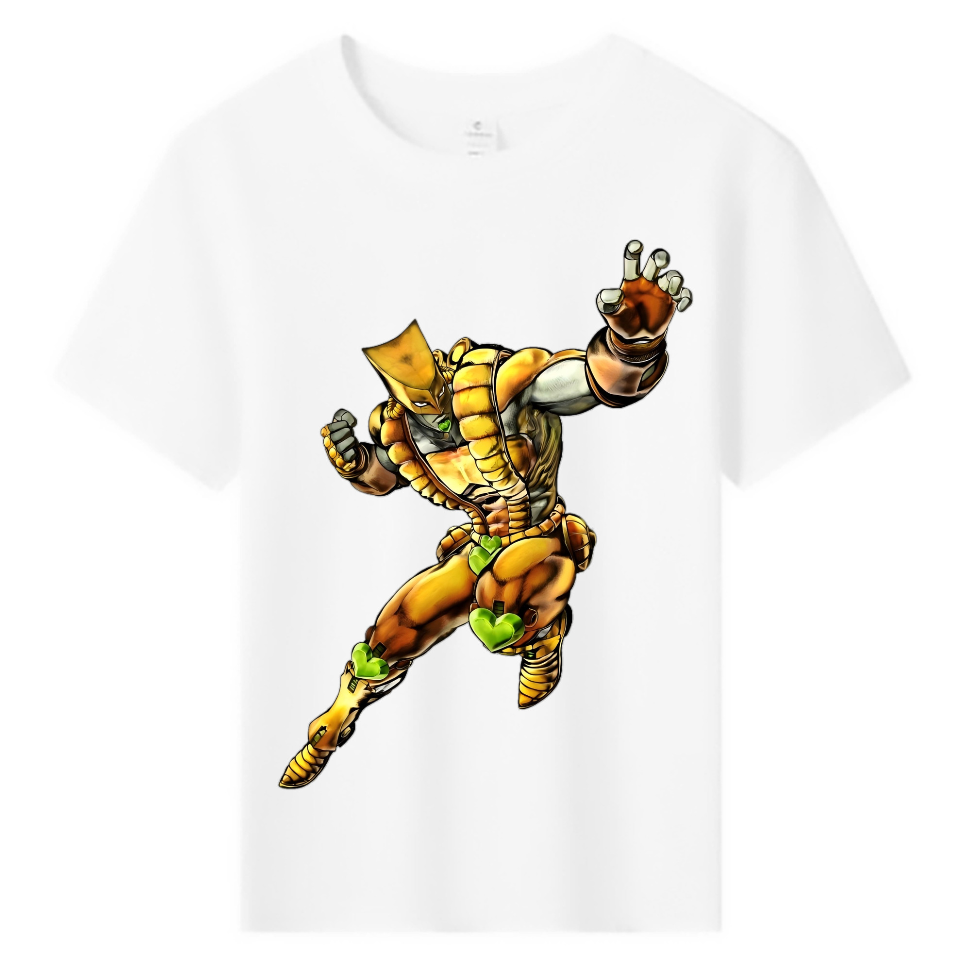 （画像用） ジョジョの奇妙な冒険 ディオ?ブランドー JoJo's Bizarre Adventure Dio Brando 綿100％キッズTシャツ（フロントプリント）