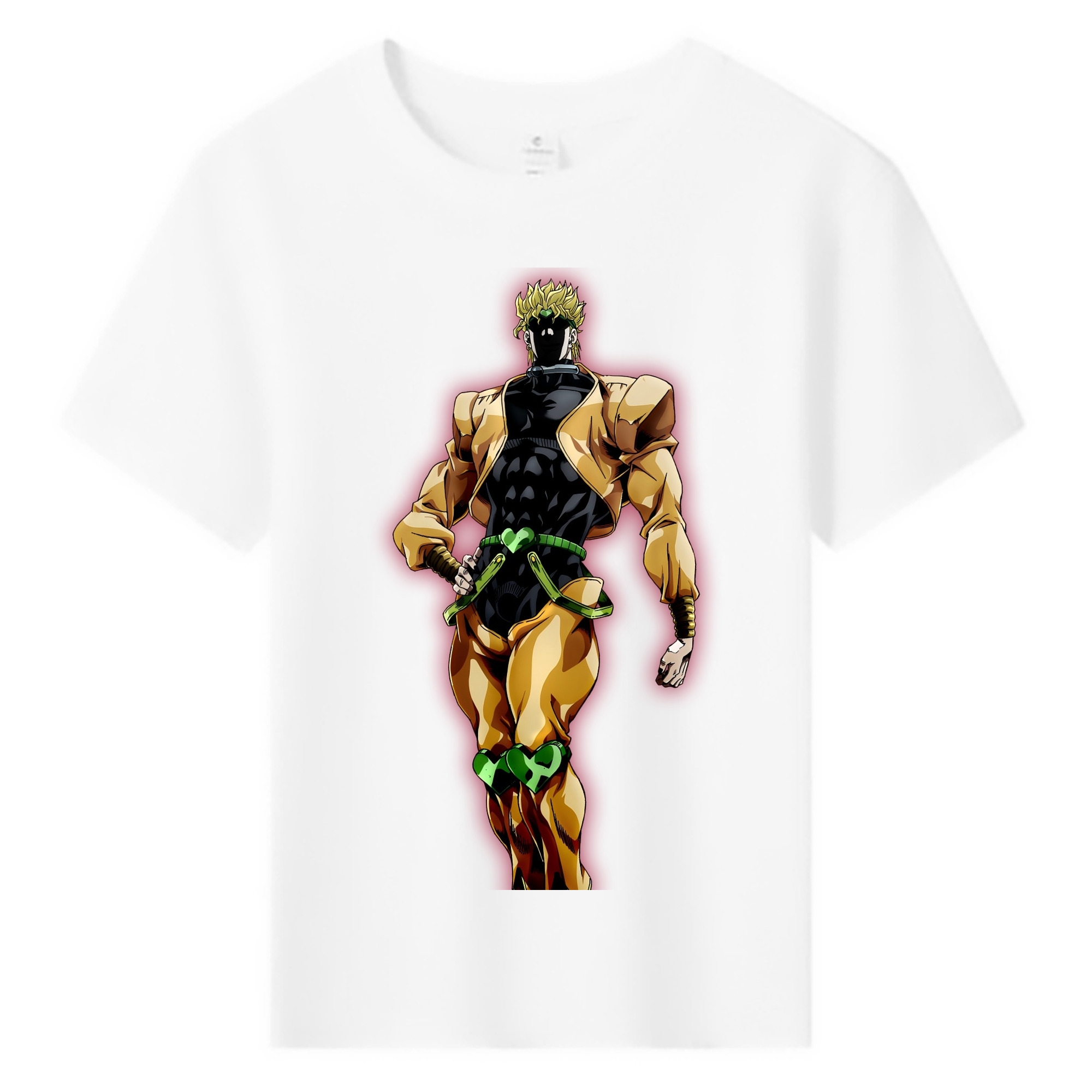 （画像用） ジョジョの奇妙な冒険 ディオ?ブランドー JoJo's Bizarre Adventure Dio Brando 綿100％キッズTシャツ（フロントプリント）