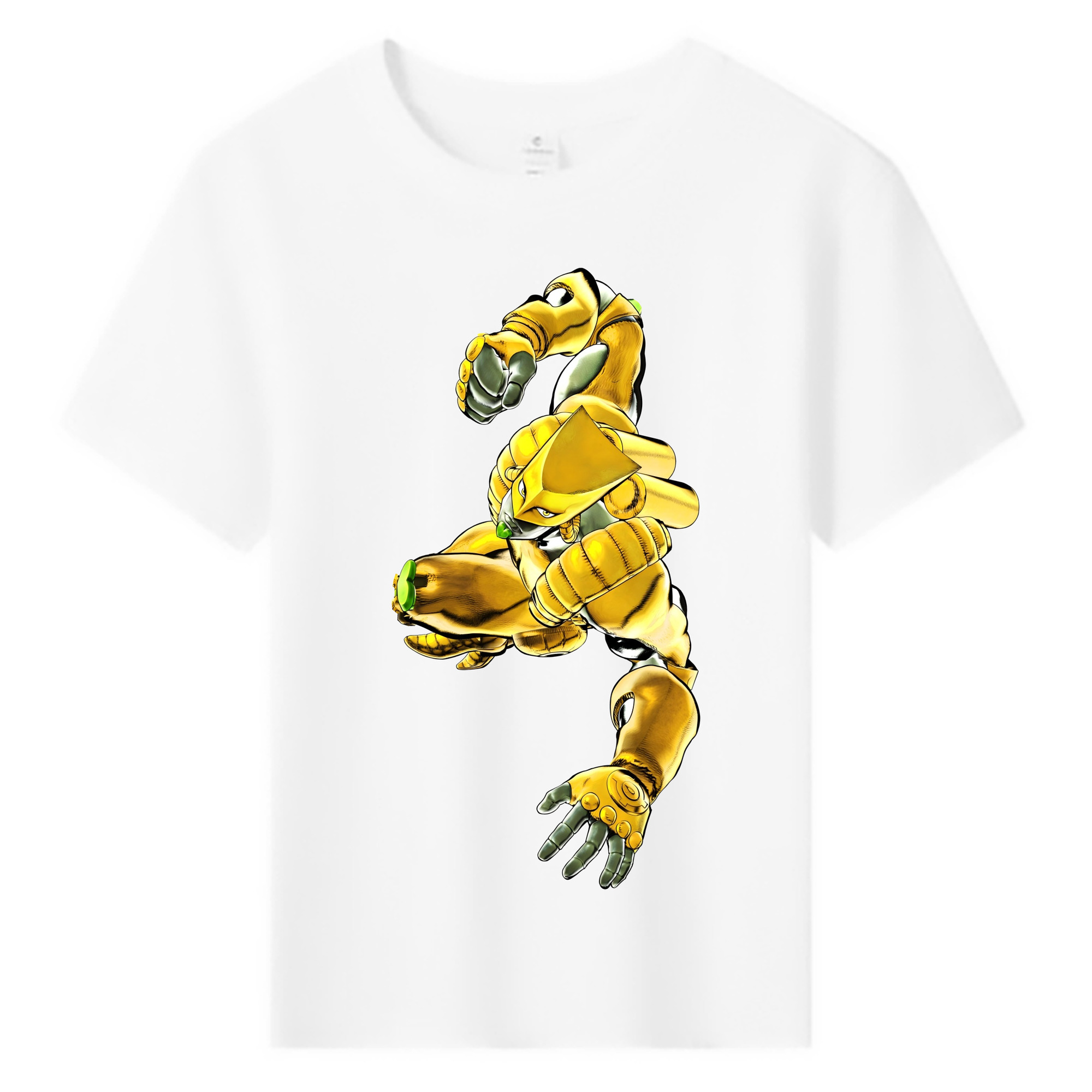 （画像用） ジョジョの奇妙な冒険 ディオ?ブランドー JoJo's Bizarre Adventure Dio Brando 綿100％キッズTシャツ（フロントプリント）