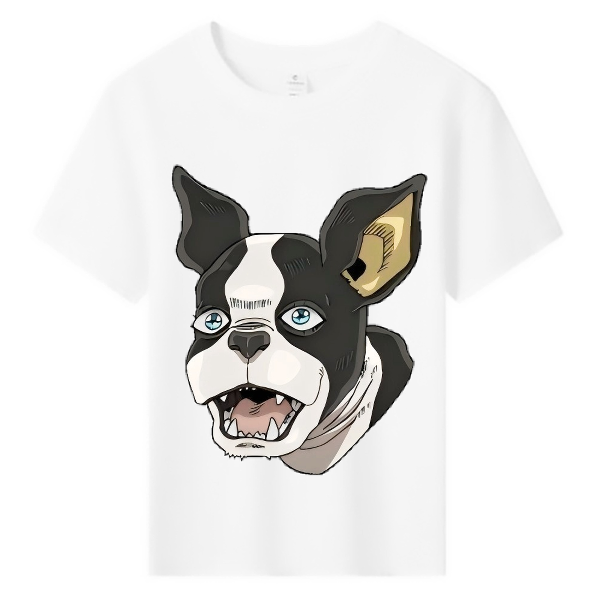 （画像用） ジョジョの奇妙な冒険 イギー JoJo's Bizarre Adventure Iggy 綿100％キッズTシャツ（フロントプリント）