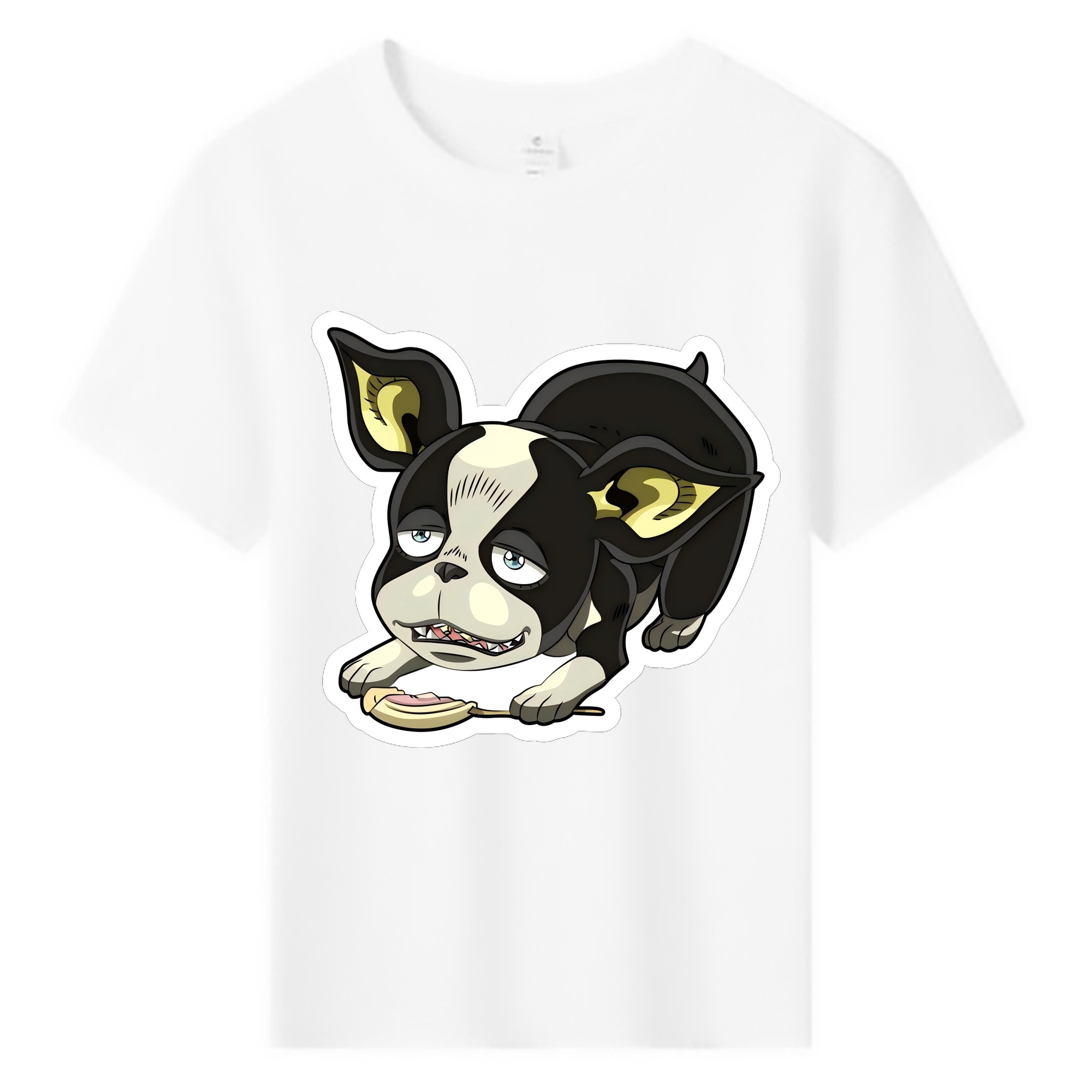 （画像用） ジョジョの奇妙な冒険 イギー JoJo's Bizarre Adventure Iggy 綿100％キッズTシャツ（フロントプリント）