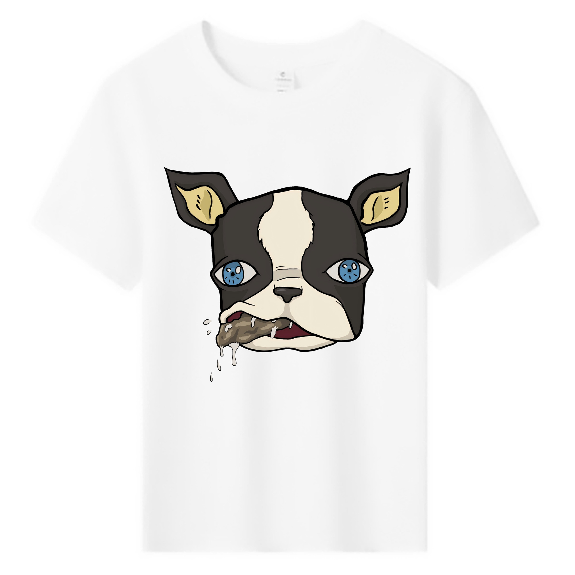 （画像用） ジョジョの奇妙な冒険 イギー JoJo's Bizarre Adventure Iggy 綿100％キッズTシャツ（フロントプリント）