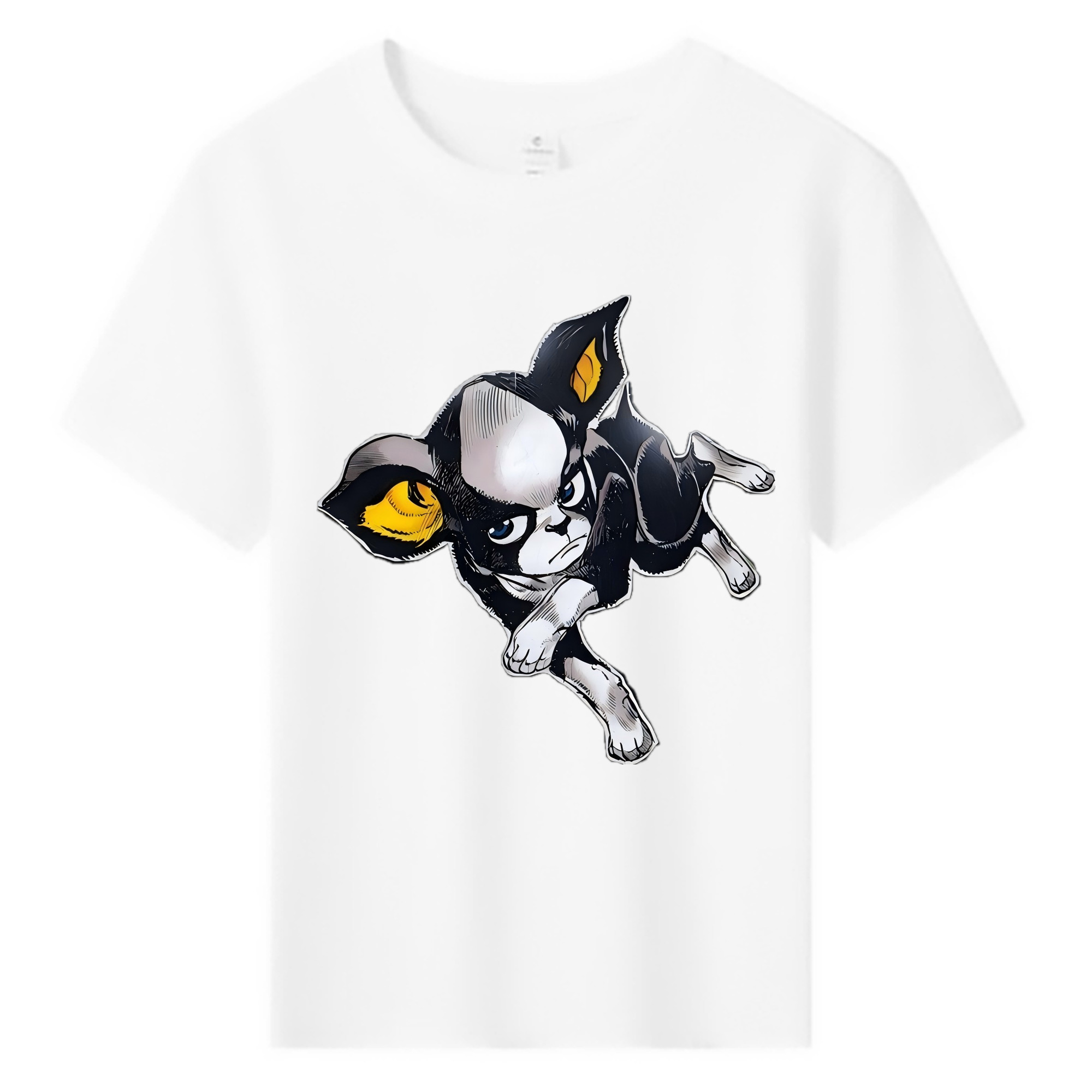 （画像用） ジョジョの奇妙な冒険 イギー JoJo's Bizarre Adventure Iggy 綿100％キッズTシャツ（フロントプリント）
