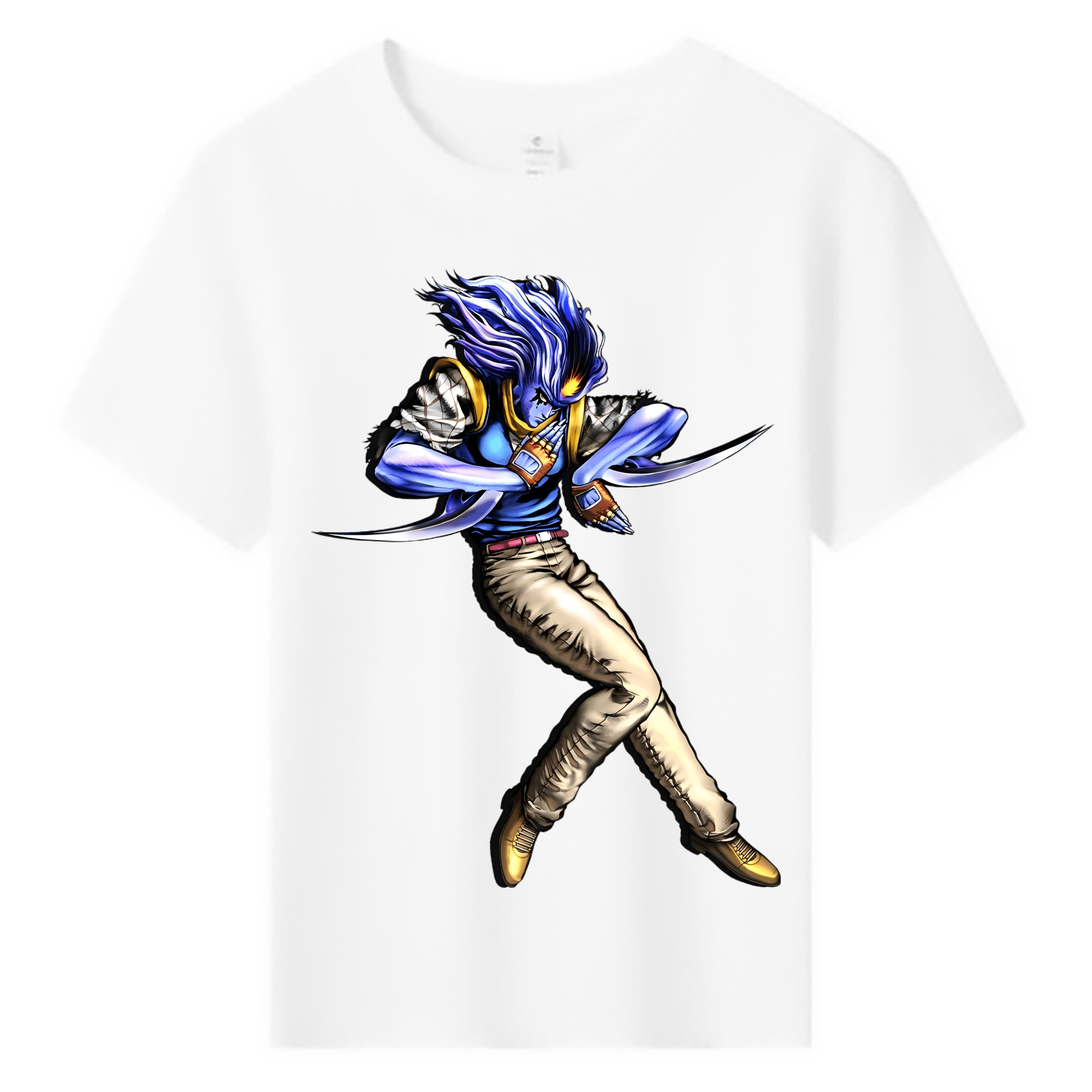 （画像用） ジョジョの奇妙な冒険 JoJo's Bizarre Adventure 綿100％キッズTシャツ（フロントプリント）