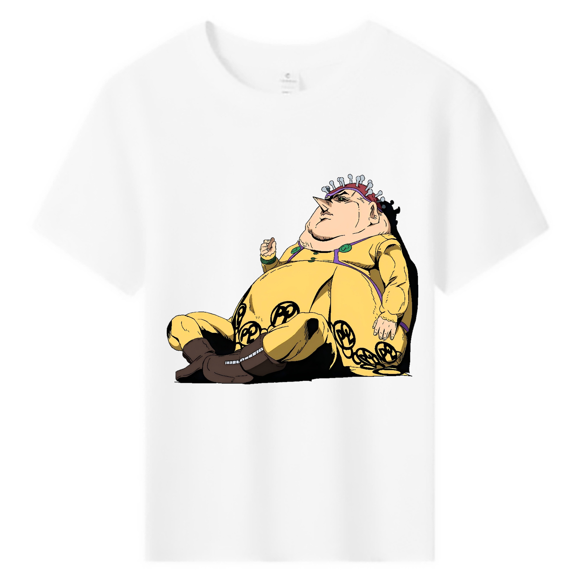 （画像用） ジョジョの奇妙な冒険 ポルポ JoJo's Bizarre Adventure Polpo 綿100％キッズTシャツ（フロントプリント）