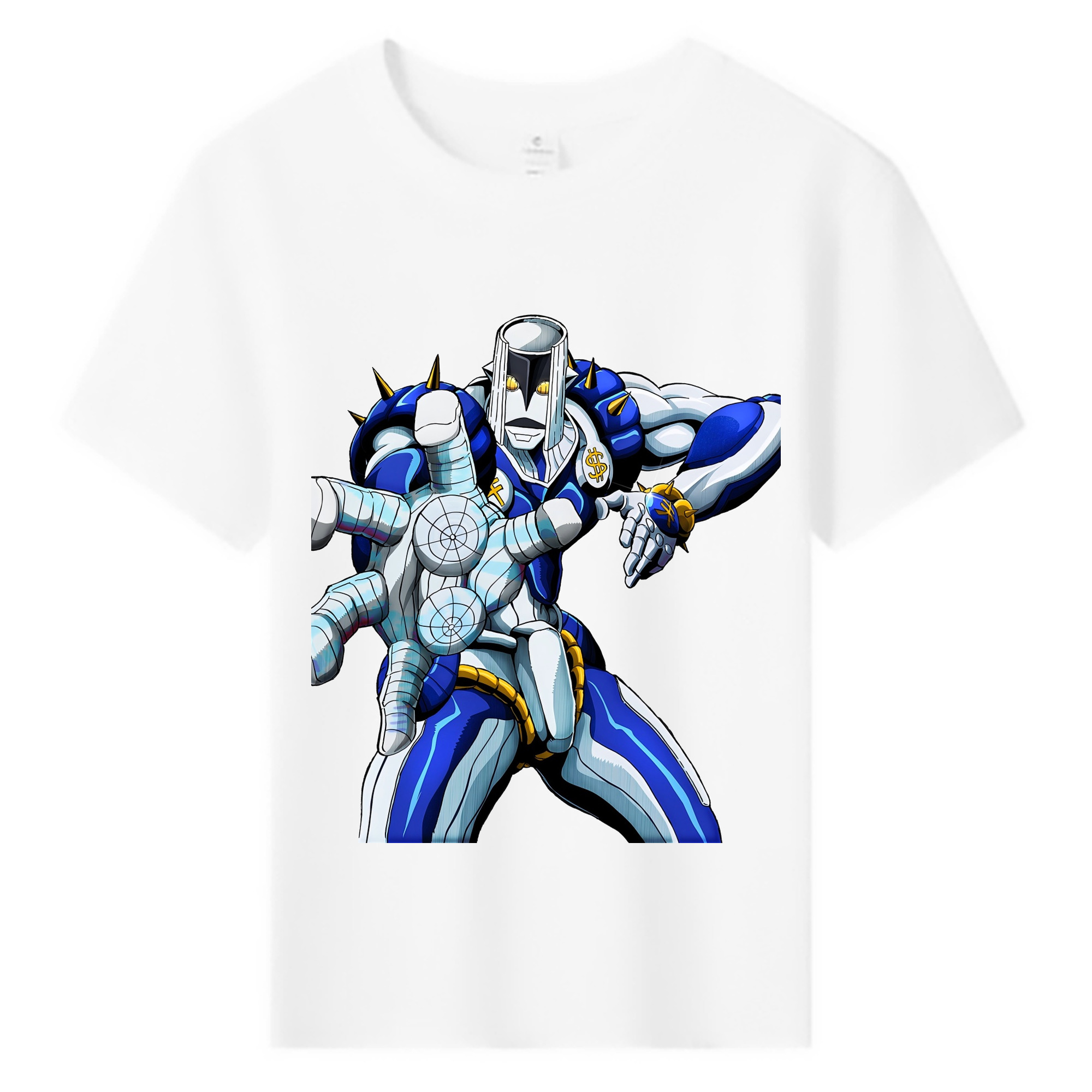 （画像用） ジョジョの奇妙な冒険 虹村億泰 にじむら おくやす JoJo's Bizarre Adventure Nijimura Okuyasu 綿100％キッズTシャツ（フロントプリント）