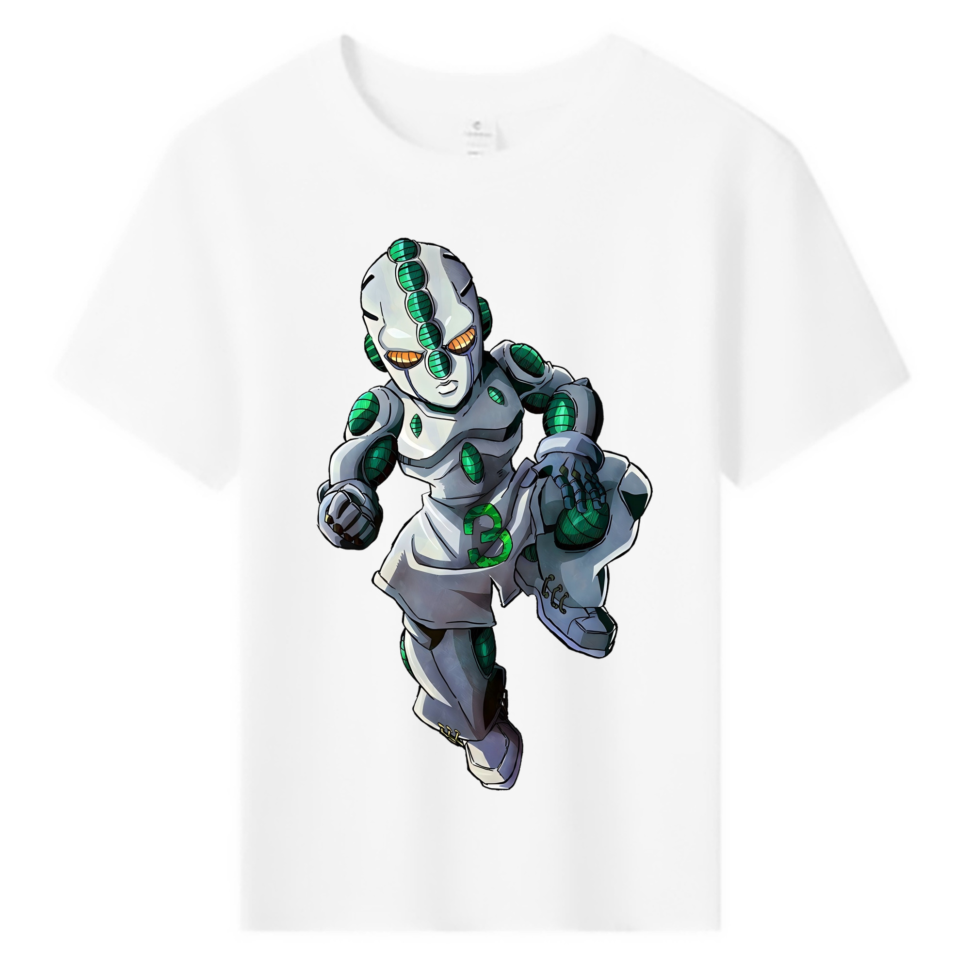 （画像用） ジョジョの奇妙な冒険 広瀨康一 JoJo's Bizarre Adventure Hirose Koichi 綿100％キッズTシャツ（フロントプリント）