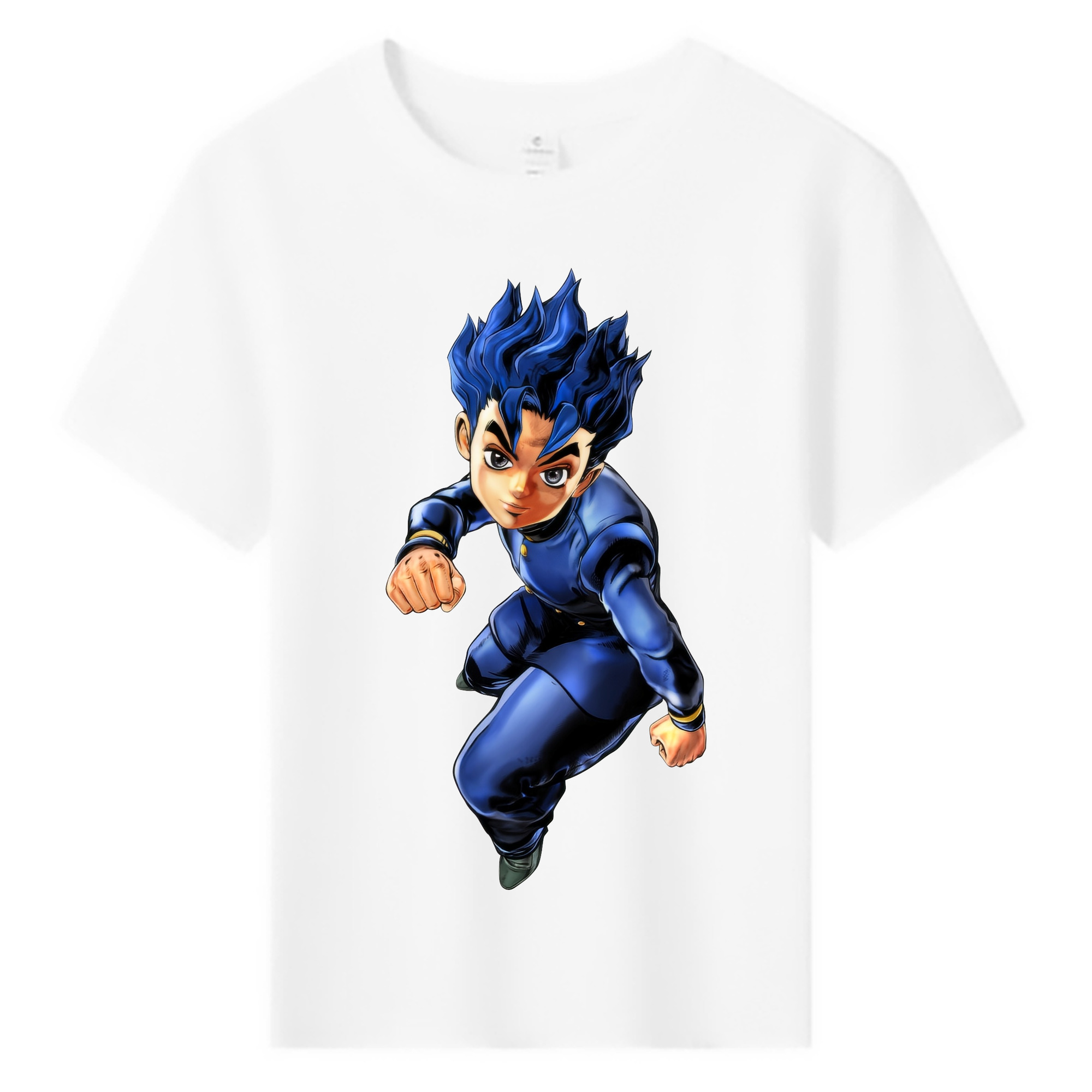 （画像用） ジョジョの奇妙な冒険 広瀨康一 JoJo's Bizarre Adventure Hirose Koichi 綿100％キッズTシャツ（フロントプリント）