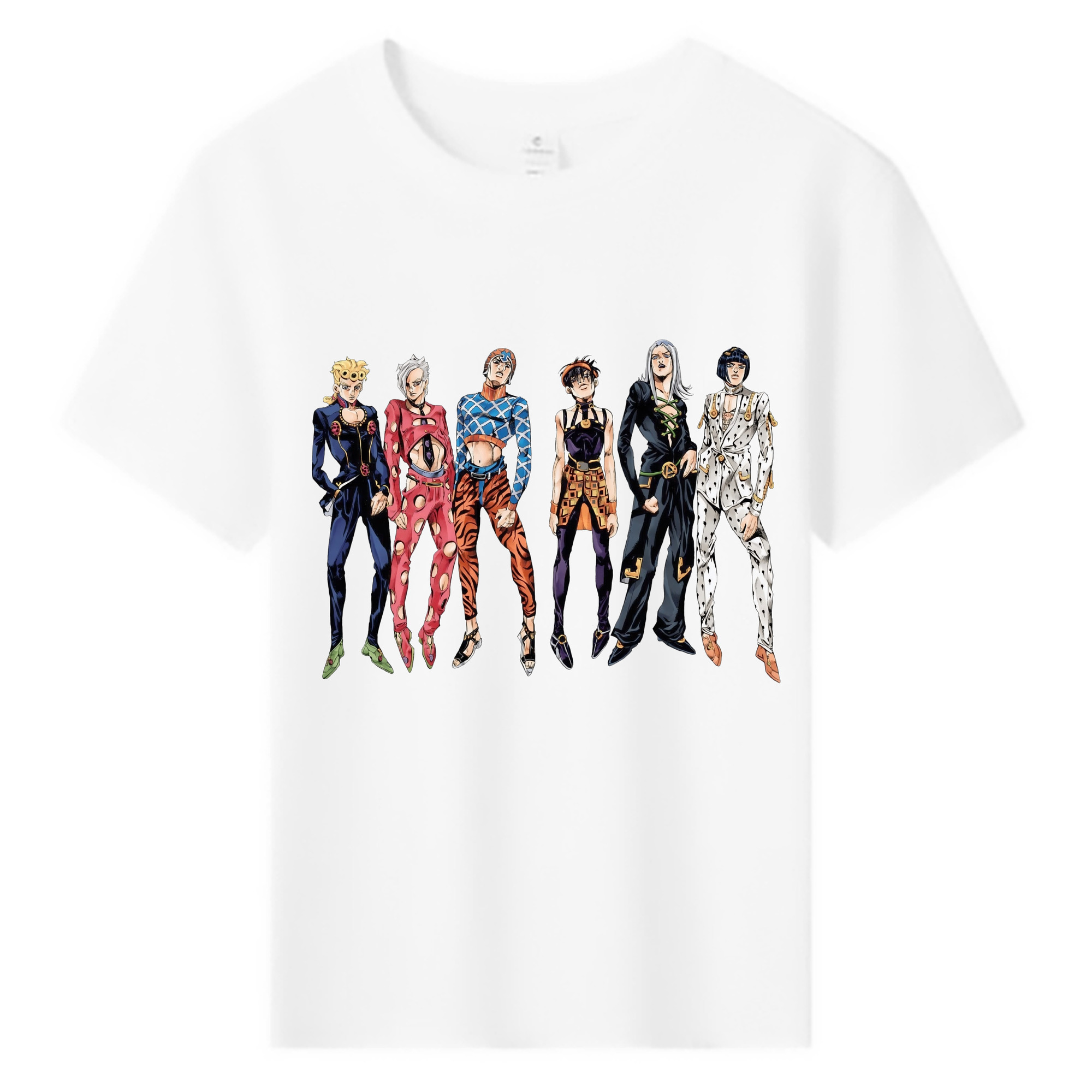 （画像用） ジョジョの奇妙な冒険 JoJo's Bizarre Adventure 綿100％キッズTシャツ（フロントプリント）
