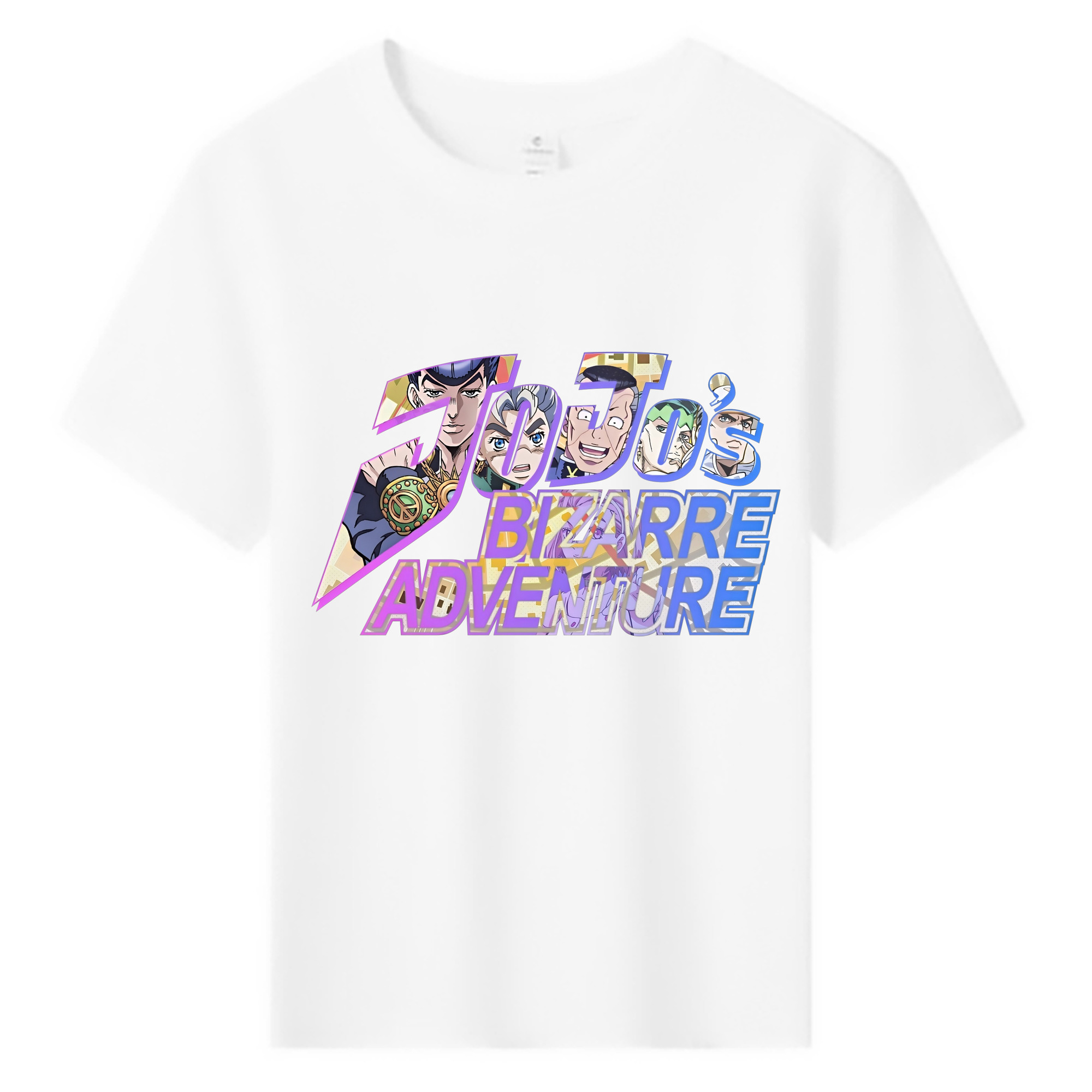 （画像用） ジョジョの奇妙な冒険 JoJo's Bizarre Adventure 綿100％キッズTシャツ（フロントプリント）
