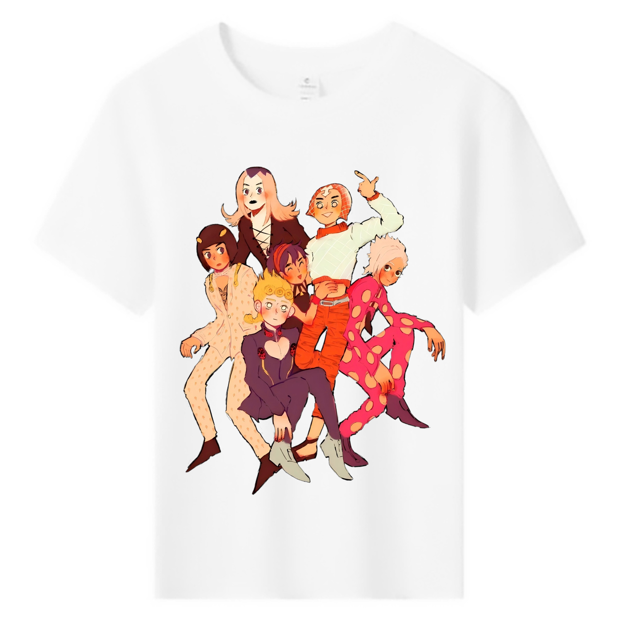 （画像用） ジョジョの奇妙な冒険 JoJo's Bizarre Adventure 綿100％キッズTシャツ（フロントプリント）