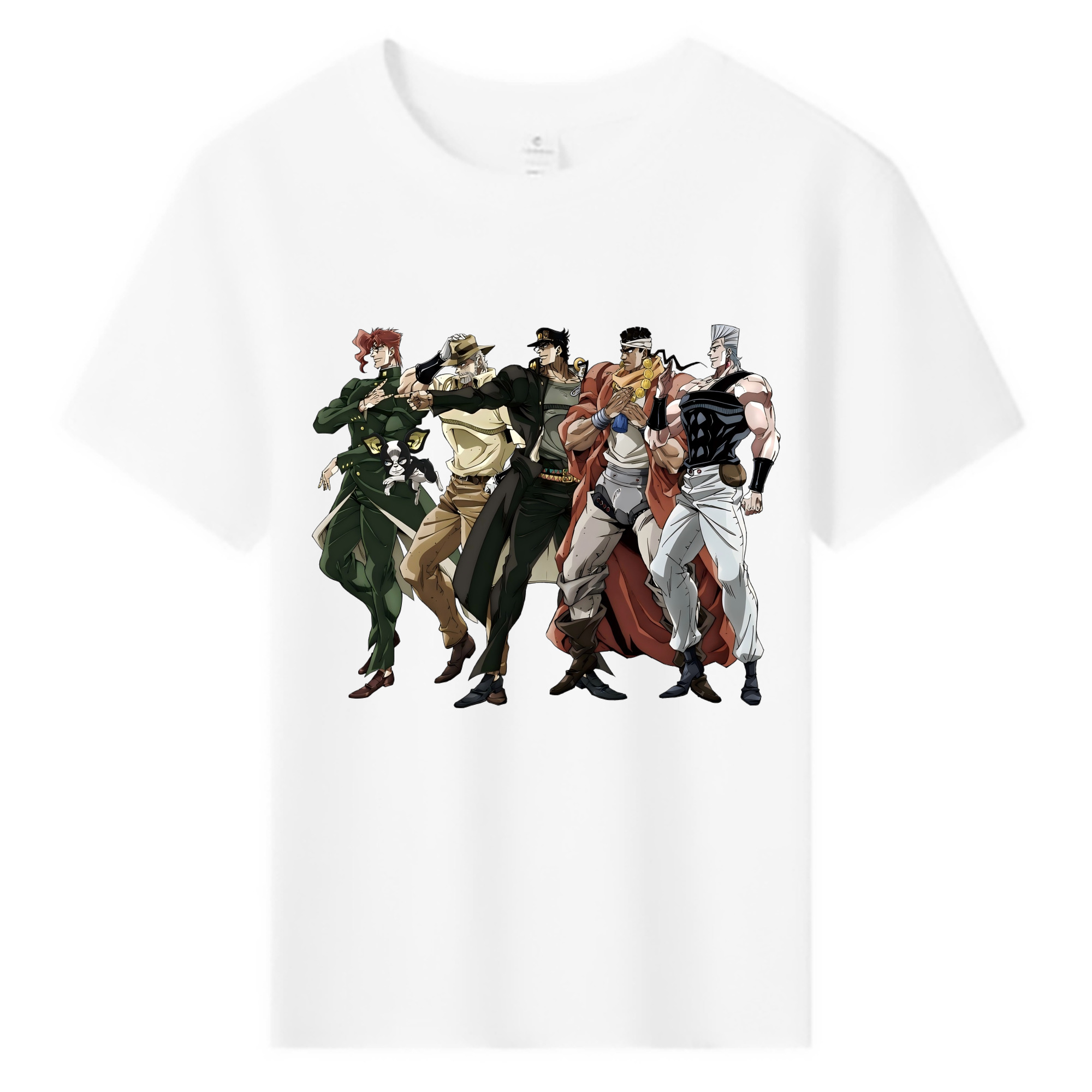 （画像用） ジョジョの奇妙な冒険 JoJo's Bizarre Adventure 綿100％キッズTシャツ（フロントプリント）