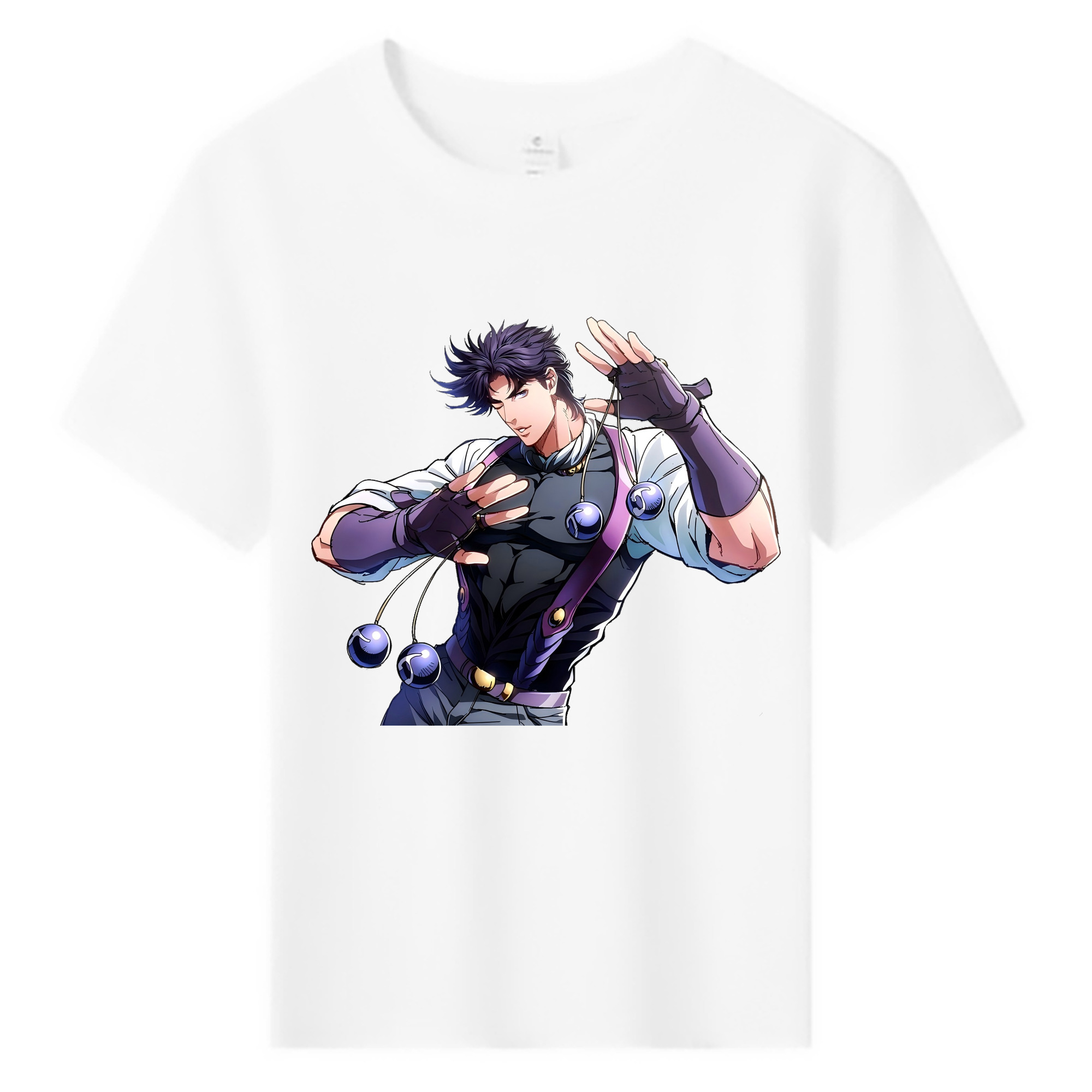（画像用） ジョジョの奇妙な冒険 JoJo's Bizarre Adventure 綿100％キッズTシャツ（フロントプリント）