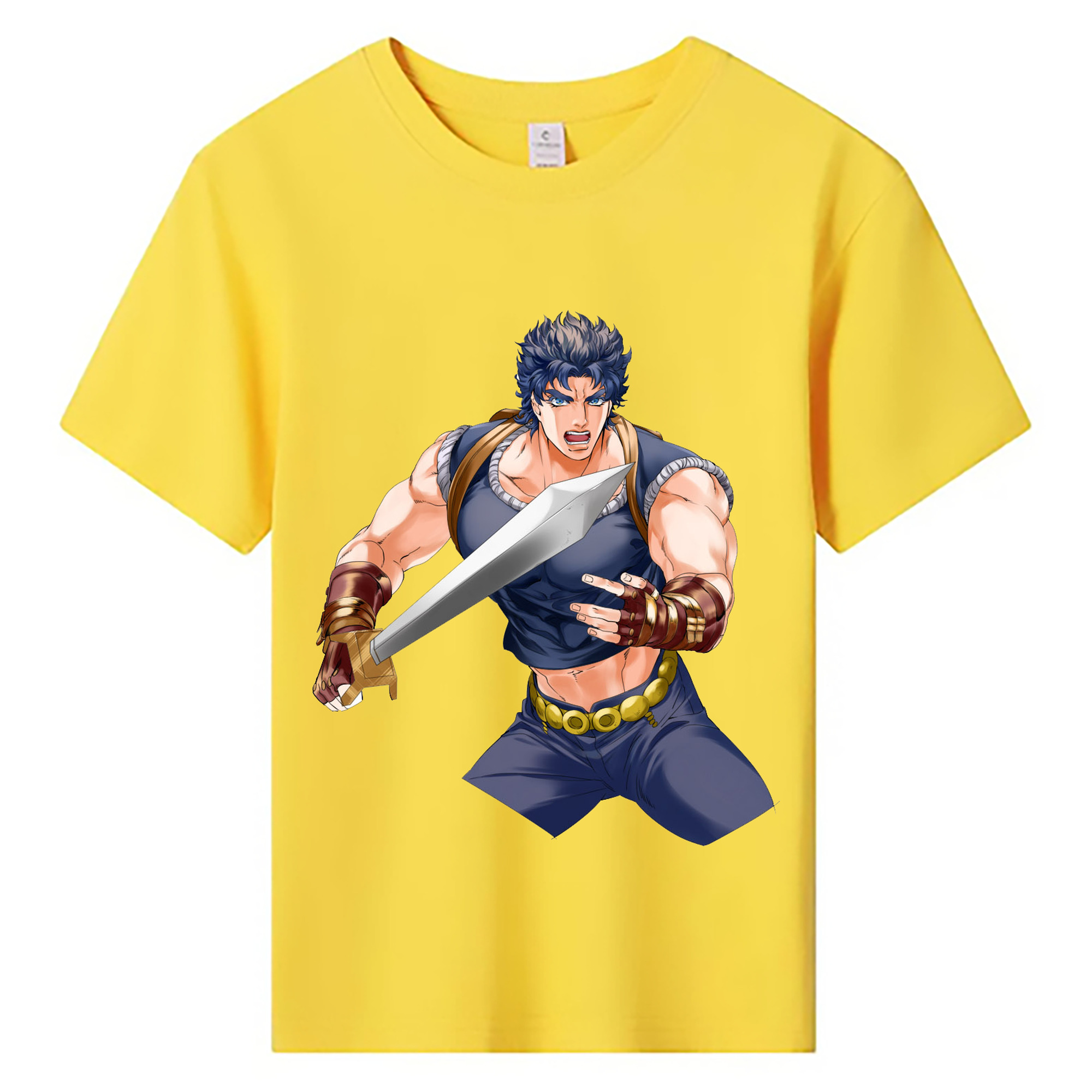 （画像用） ジョジョの奇妙な冒険 /ジョナサン?ジョースター JoJo's Bizarre Adventure Jonathan Joestar 綿100％キッズTシャツ（フロントプリント）