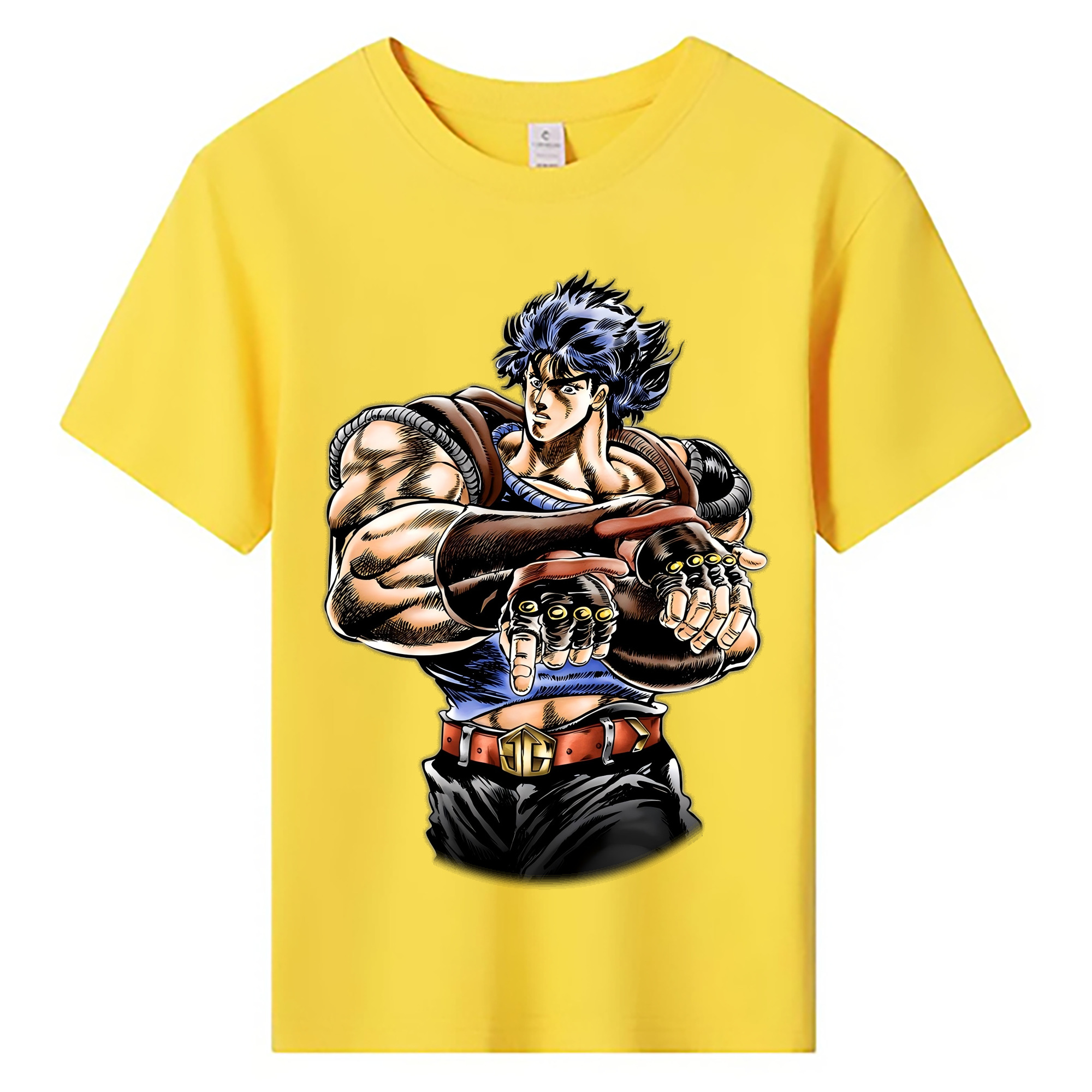 （画像用） ジョジョの奇妙な冒険 /ジョナサン?ジョースター JoJo's Bizarre Adventure Jonathan Joestar 綿100％キッズTシャツ（フロントプリント）