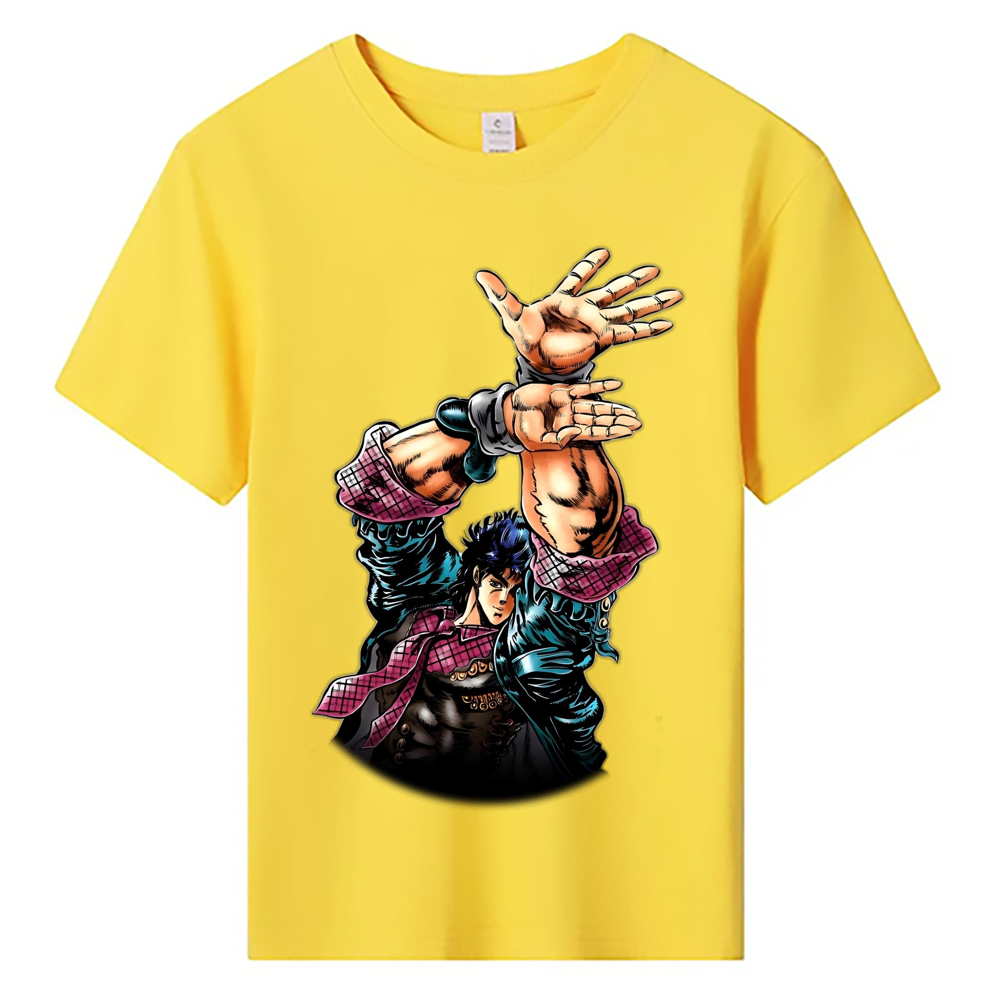 （画像用） ジョジョの奇妙な冒険 /ジョナサン?ジョースター JoJo's Bizarre Adventure Jonathan Joestar 綿100％キッズTシャツ（フロントプリント）