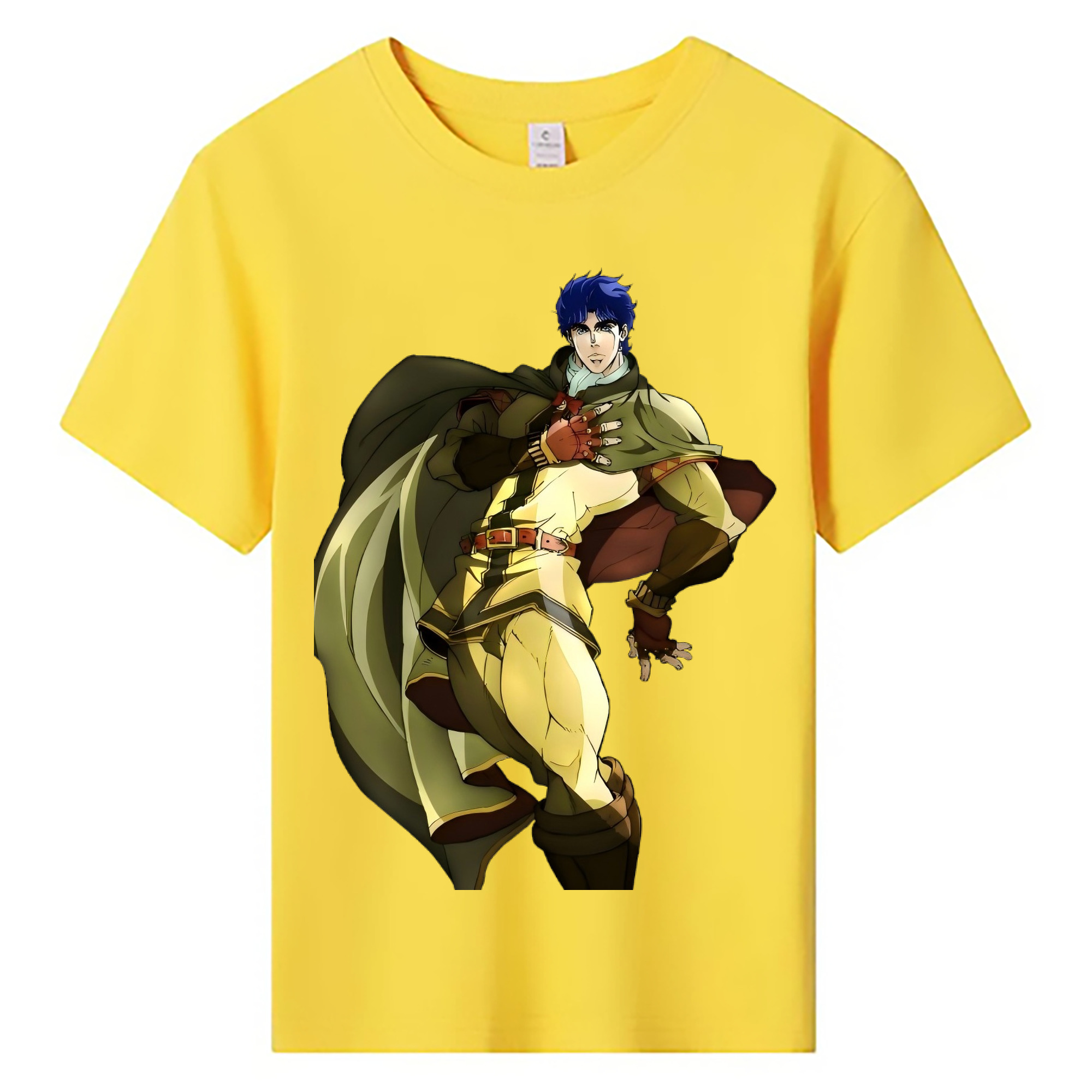 （画像用） ジョジョの奇妙な冒険 /ジョナサン?ジョースター JoJo's Bizarre Adventure Jonathan Joestar 綿100％キッズTシャツ（フロントプリント）