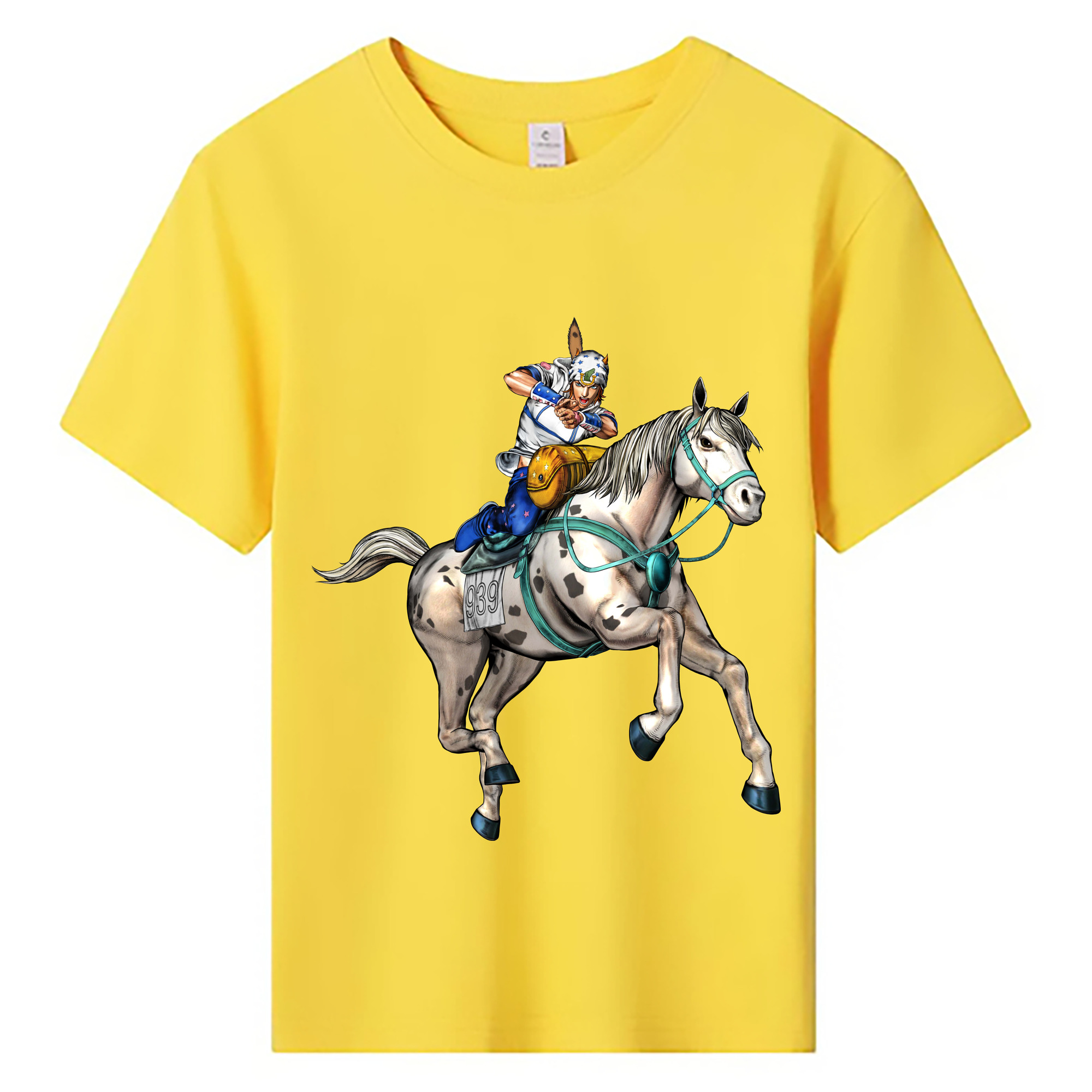 （画像用） ジョジョの奇妙な冒険 ジョナサン?ジョースター JoJo's Bizarre Adventure Jonathan Joestar 綿100％キッズTシャツ（フロントプリント）