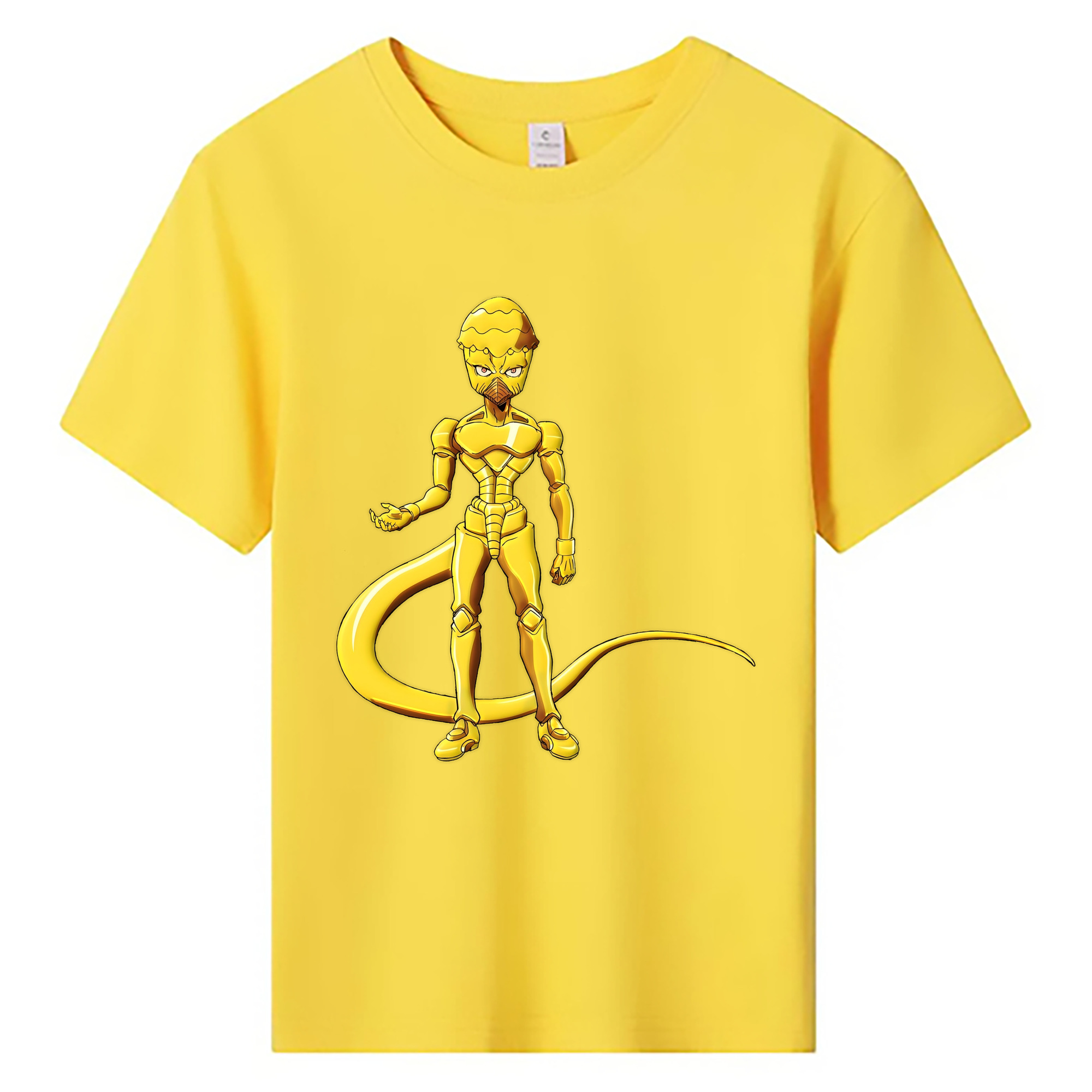 （画像用） ジョジョの奇妙な冒険 おといし あきら JoJo's Bizarre Adventure Akira Otoishi 綿100％キッズTシャツ（フロントプリント）