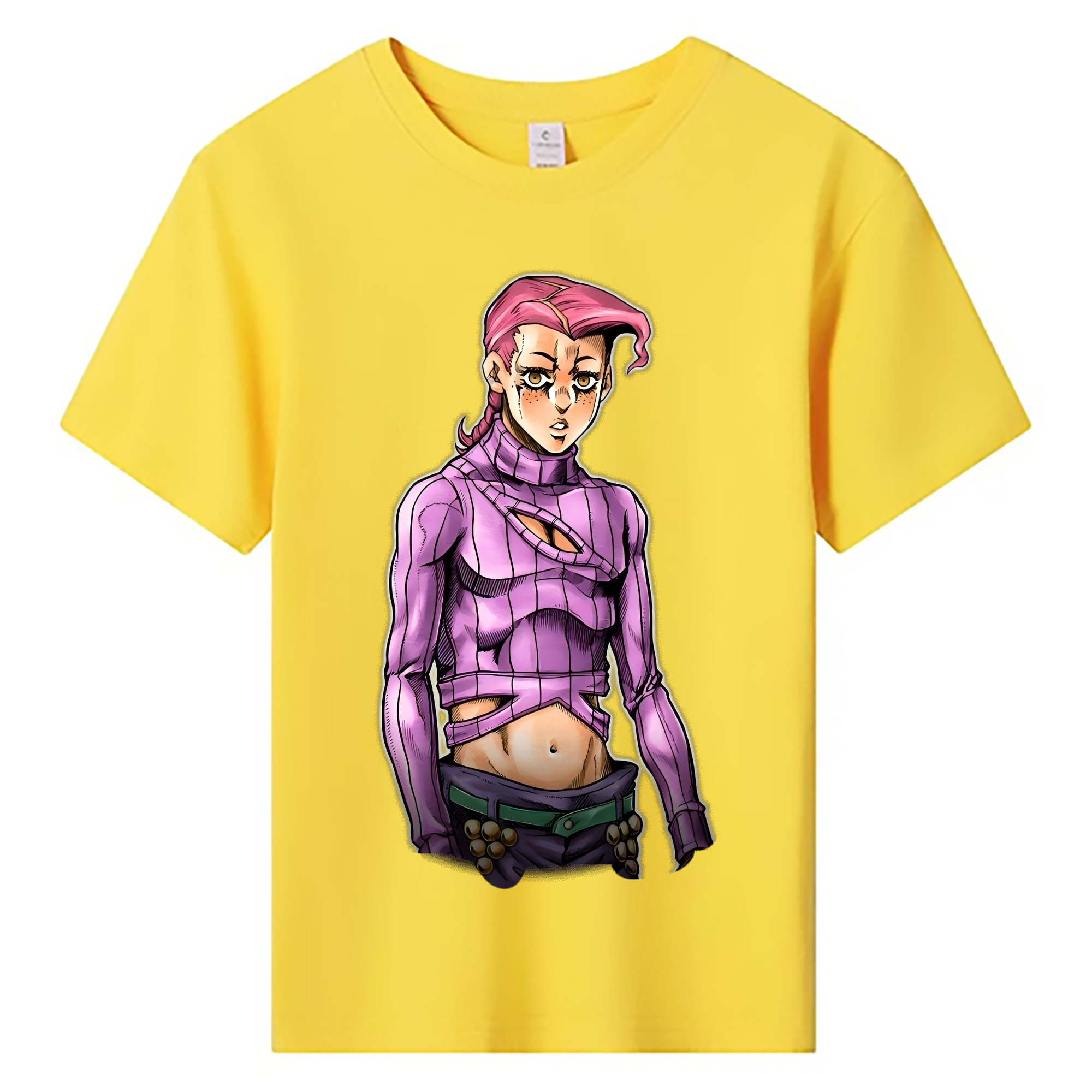 （画像用） ジョジョの奇妙な冒険 ビネガー?ドッピオ JoJo's Bizarre Adventure Vinegar Doppio 綿100％キッズTシャツ（フロントプリント）