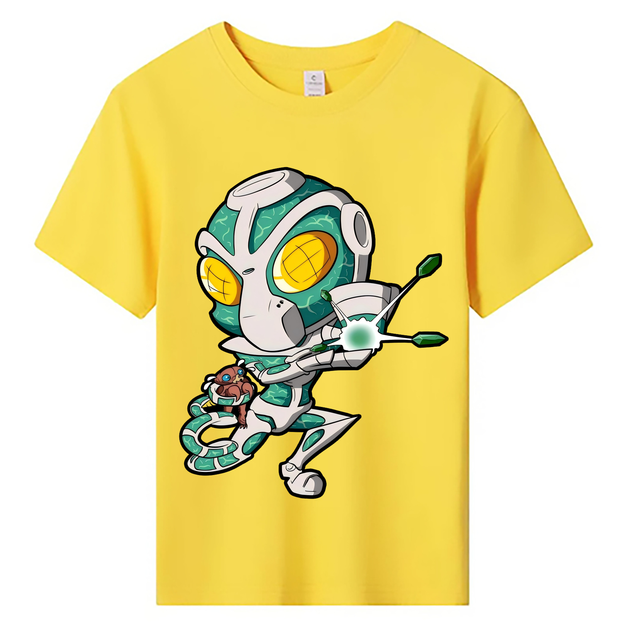 （画像用） ジョジョの奇妙な冒険 花京院 典明（かきょういん のりあき） JoJo's Bizarre Adventure Kakyoin Noriaki 綿100％キッズTシャツ（フロントプリント）